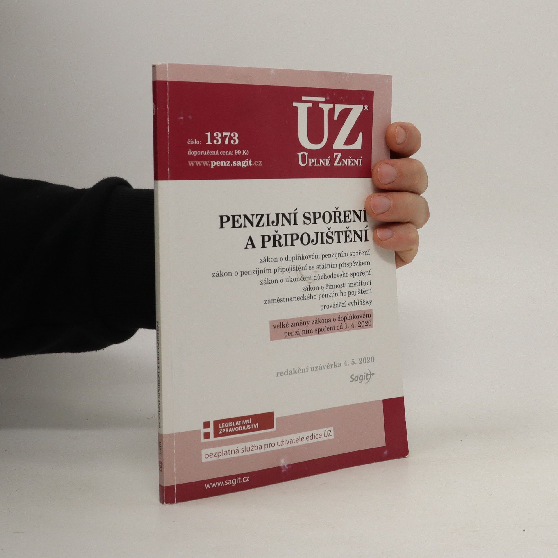 Autorenkollektiv Penzijní spoření a připojištění. ÚZ 2020 č. 1373
