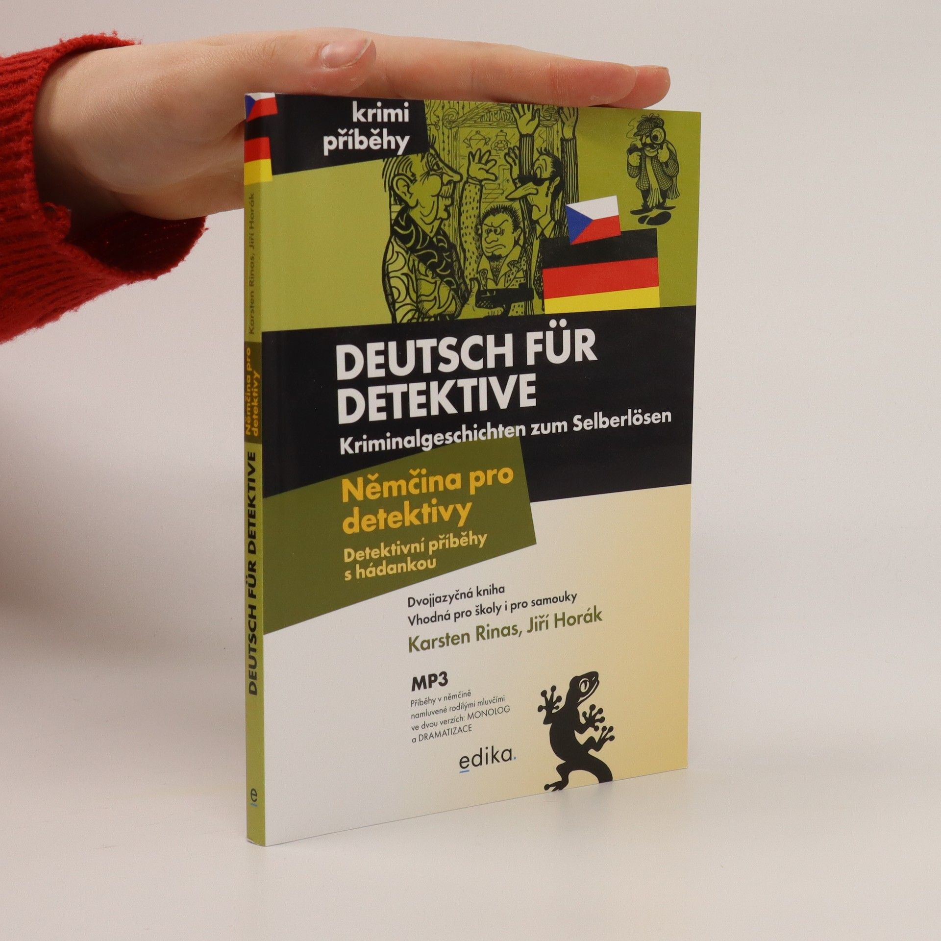 Karsten Rinas Deutsch für Detektive : Kriminalgeschichten zum Selberlösen = Němčina pro detektivy : detektivní příběhy s hádankou