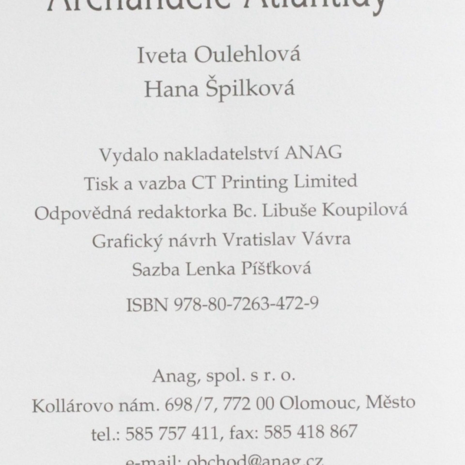 Iveta Oulehlová Archandělé Atlantidy