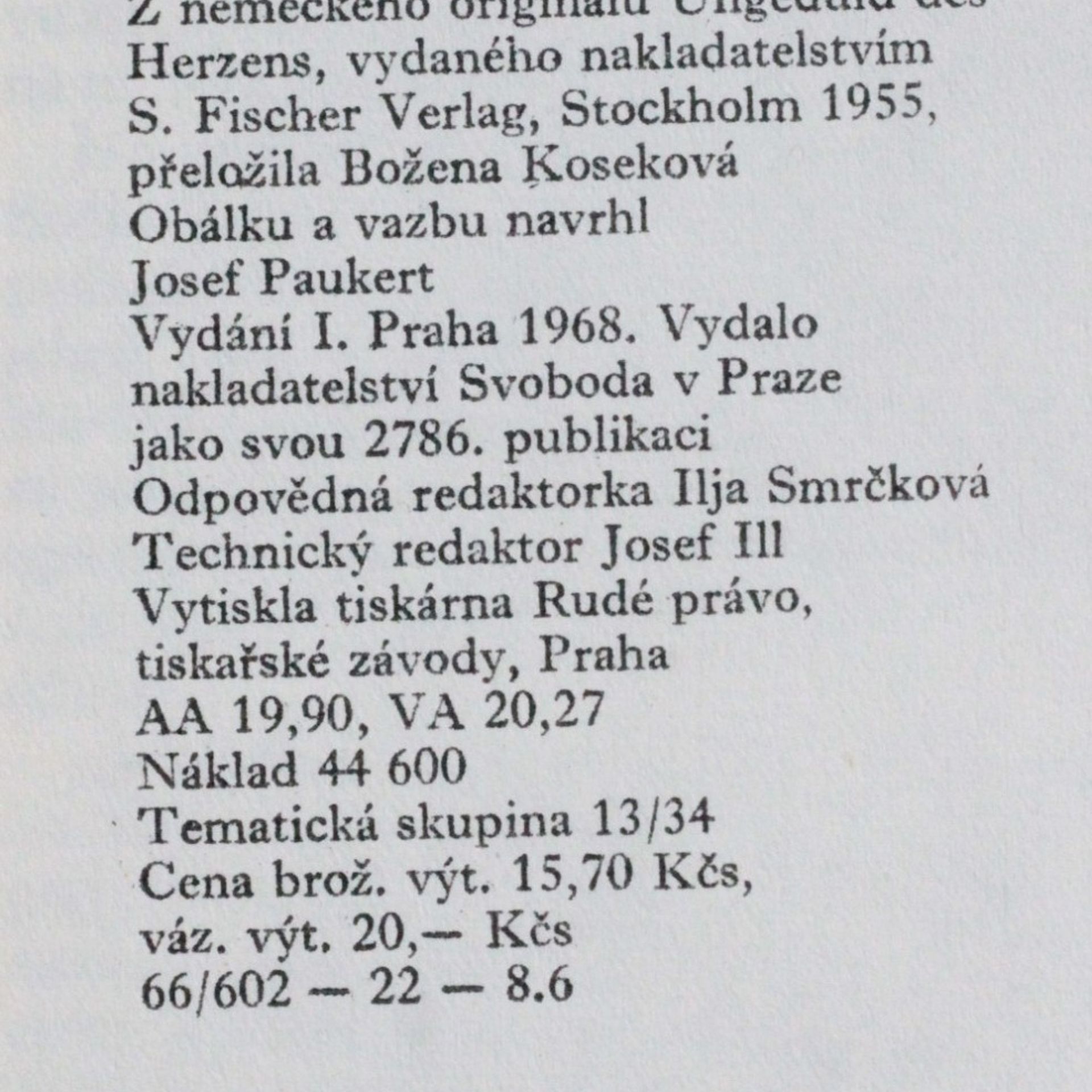 Stefan Zweig Netrpělivost srdce