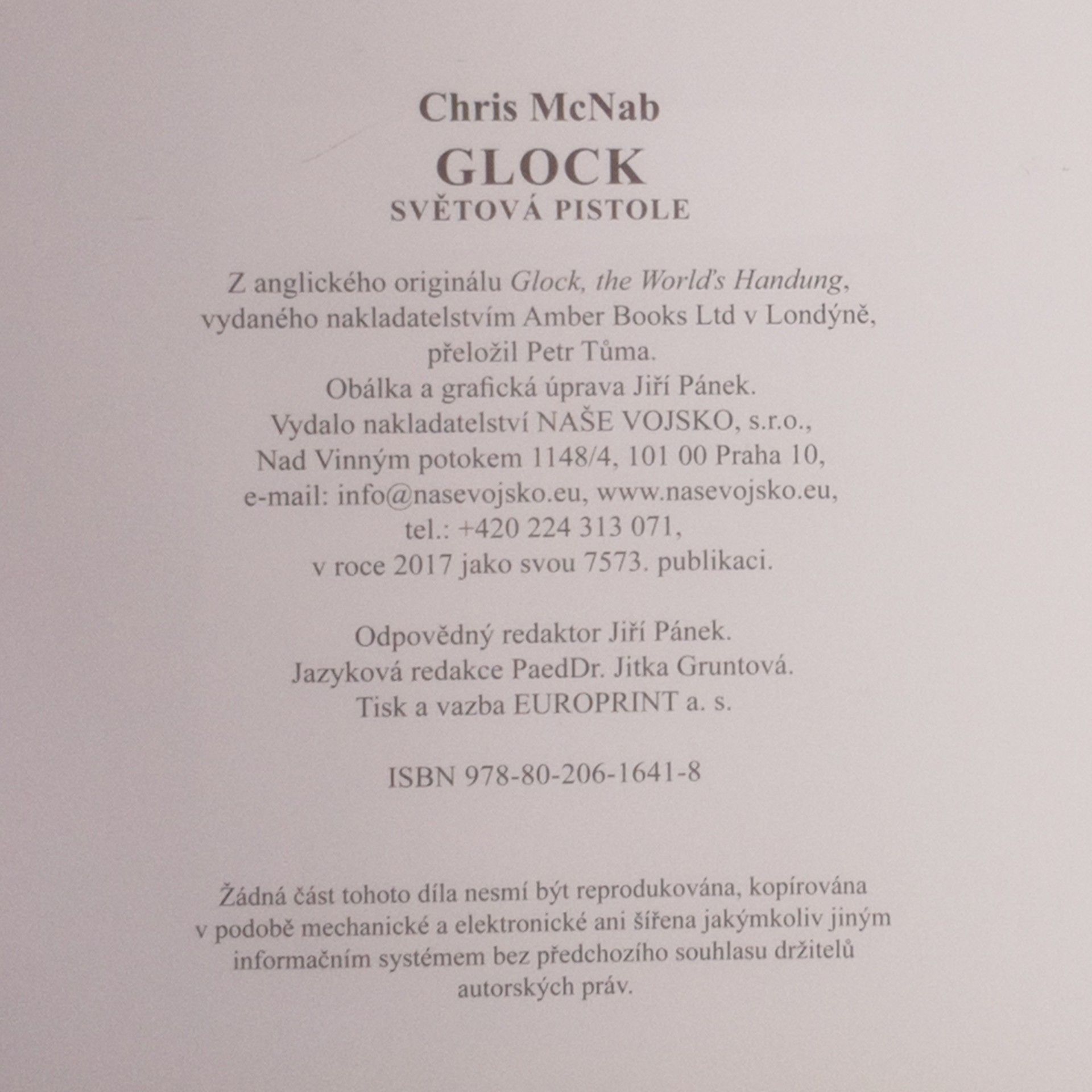 Chris McNab Glock. Světová pistole