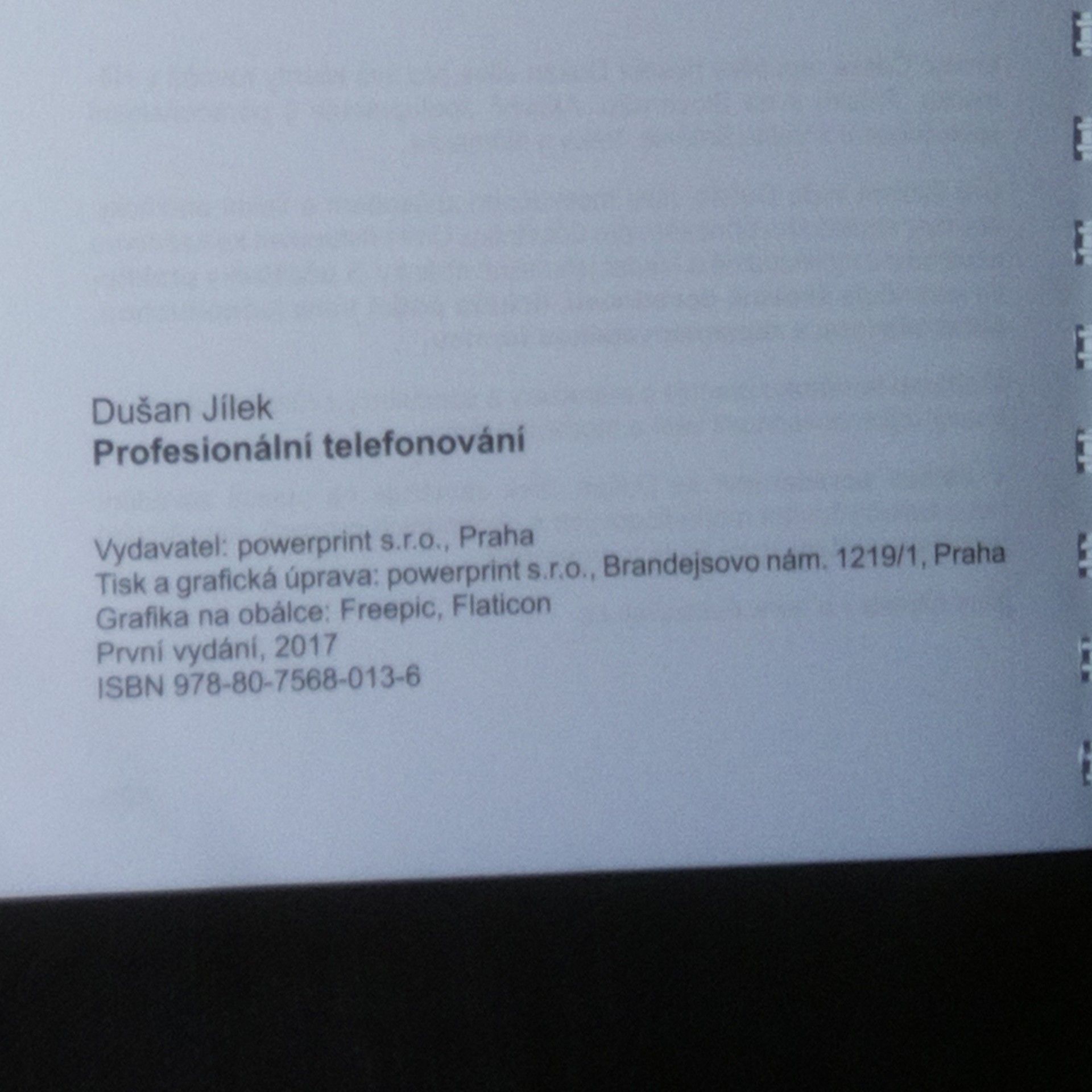 Dušan Jílek Profesionální telefonování. Zaměřeno na B2B praxi + praktická cvičení