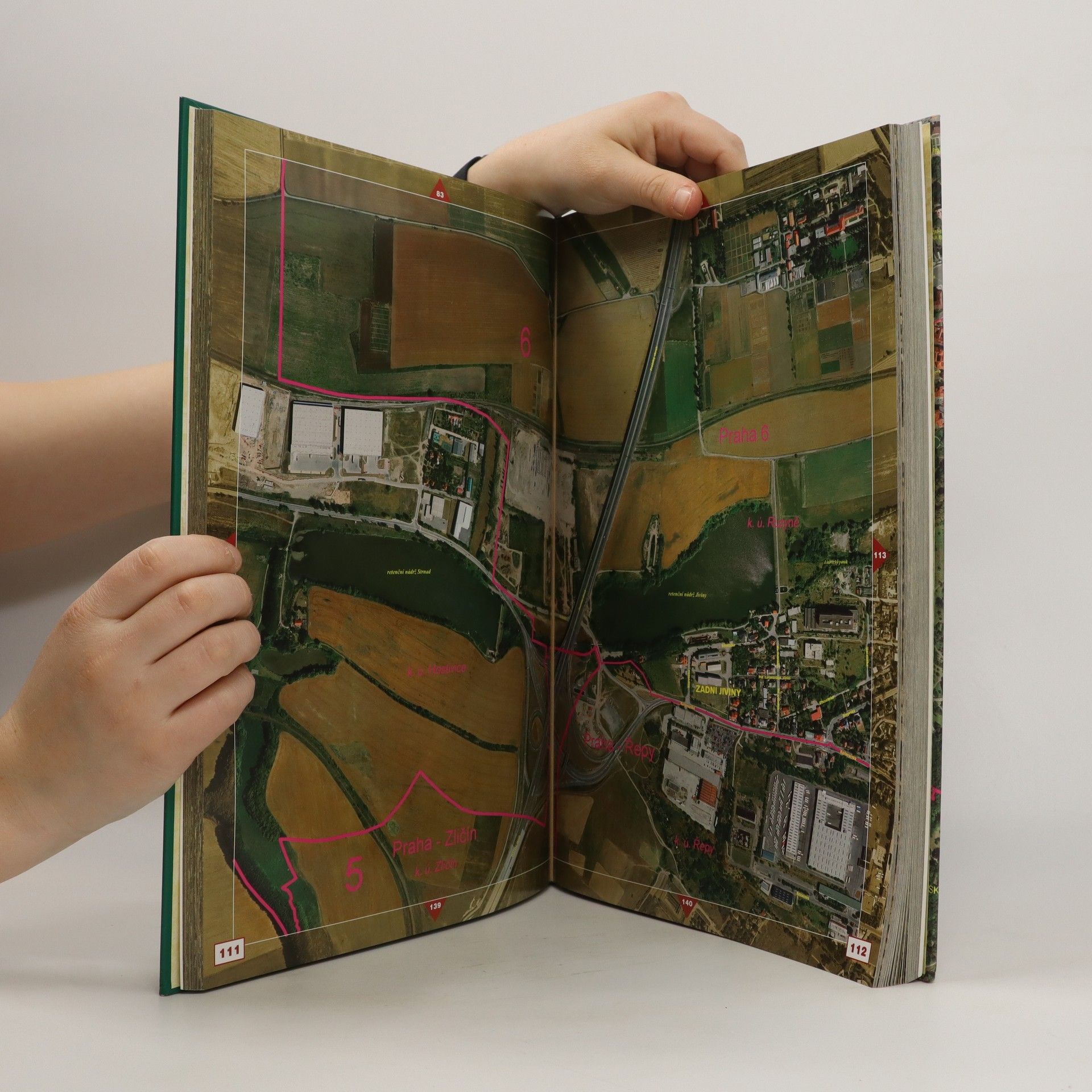 Kolektiv autorů Praha atlas ortofotomap 1:5 000