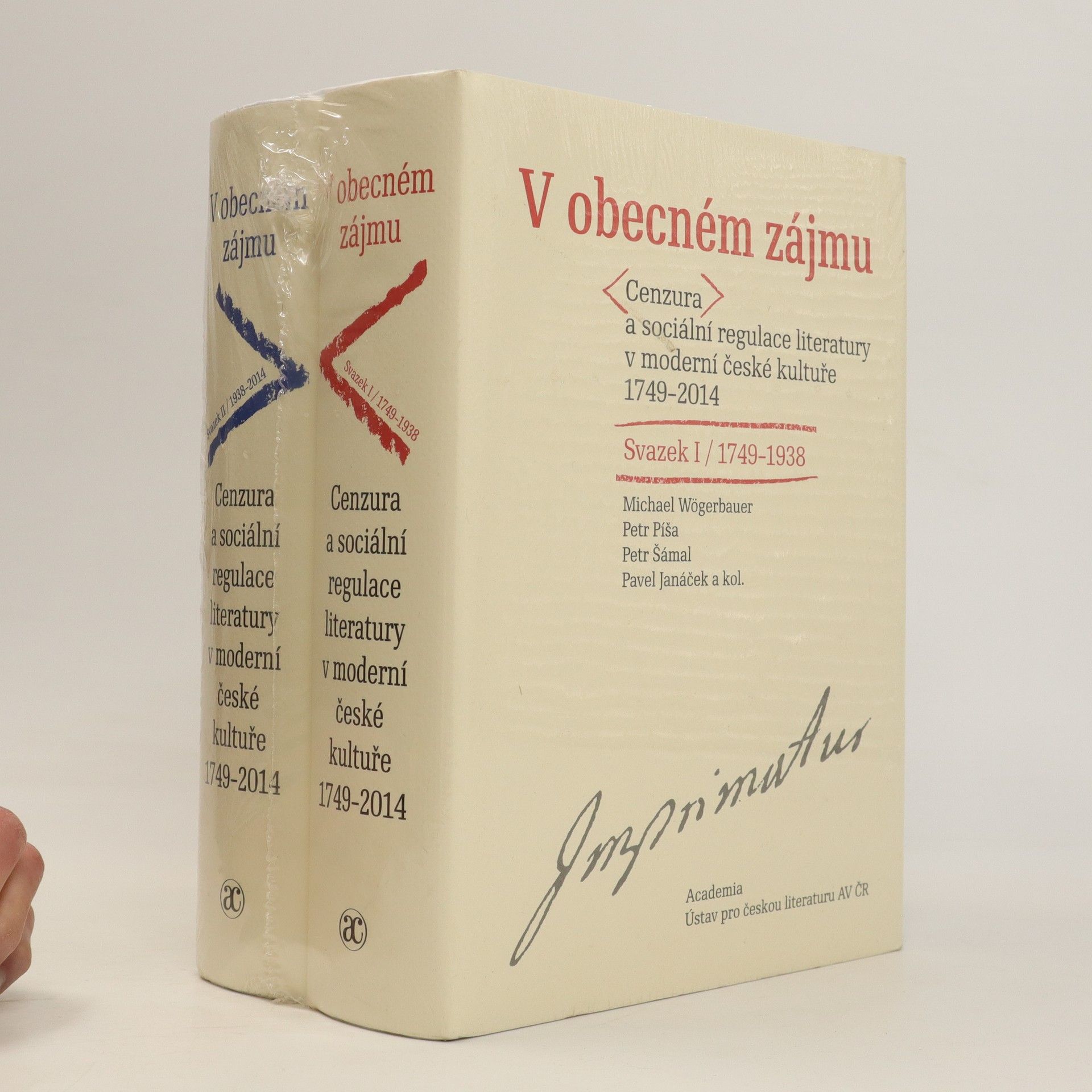 Michael Wögerbauer V obecném zájmu : cenzura a sociální regulace literatury v moderní české kultuře, 1.-2. díl, 2 svazky, komplet