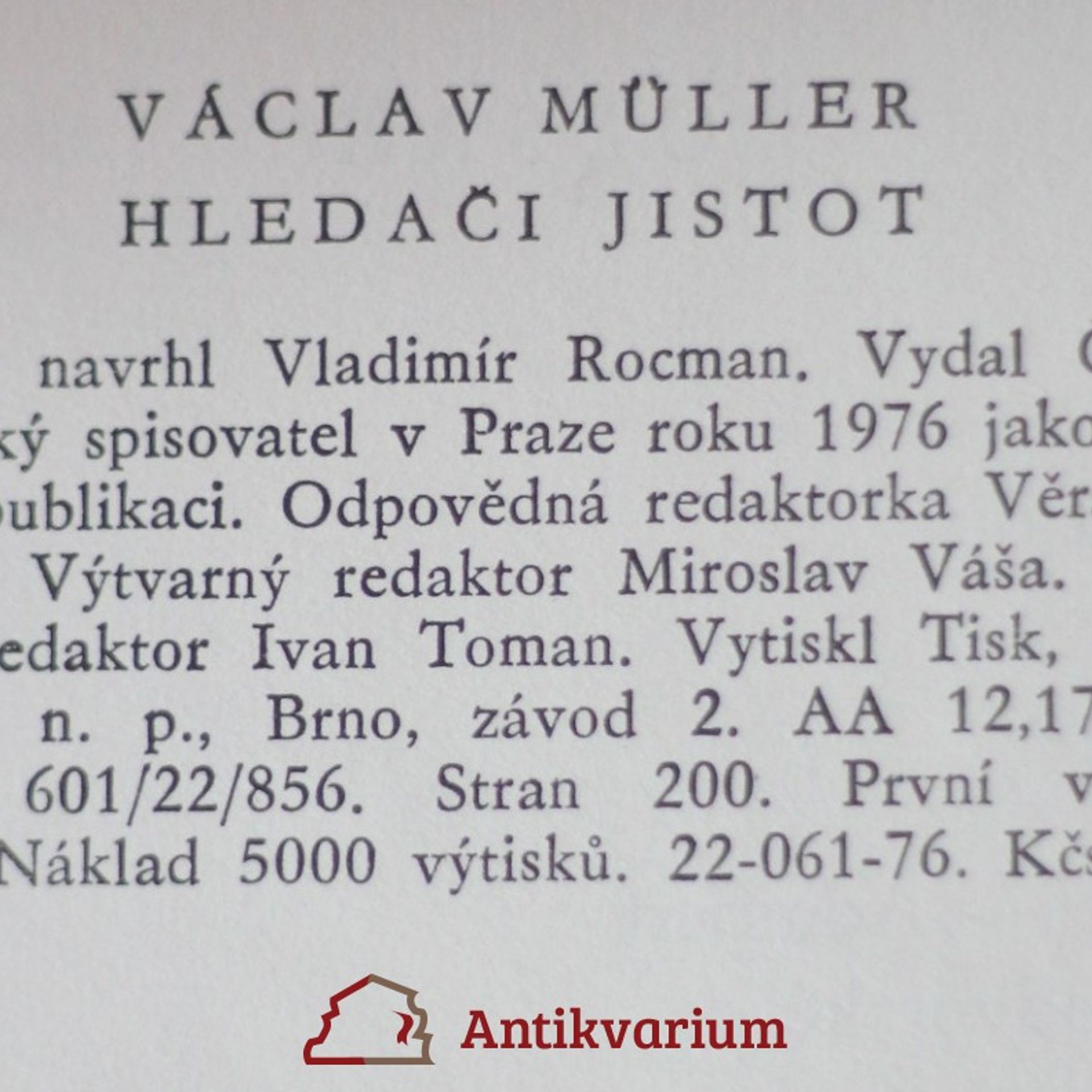 Václav Müller Hledači jistot