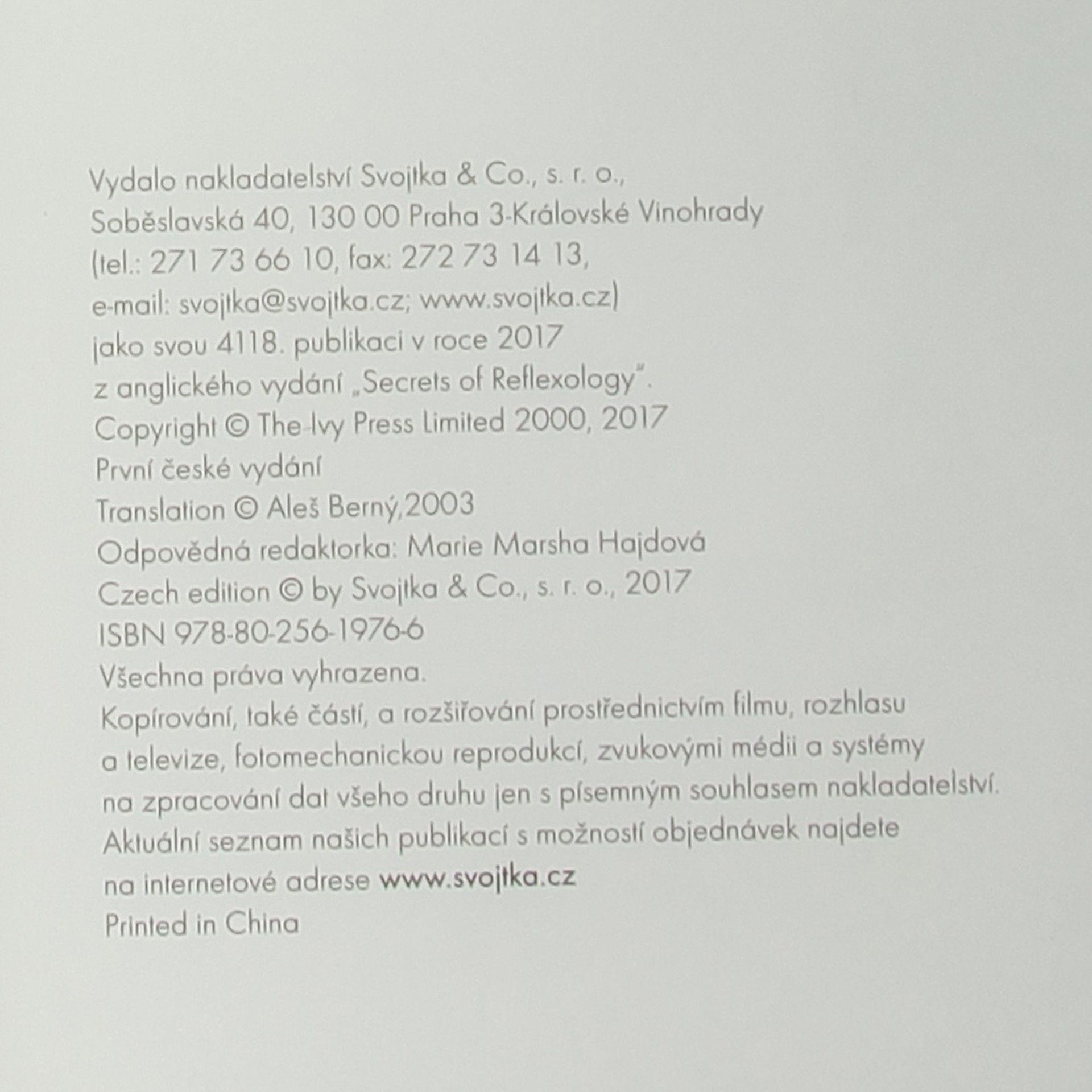 Chris McLaughlin Tajemství reflexní masáže