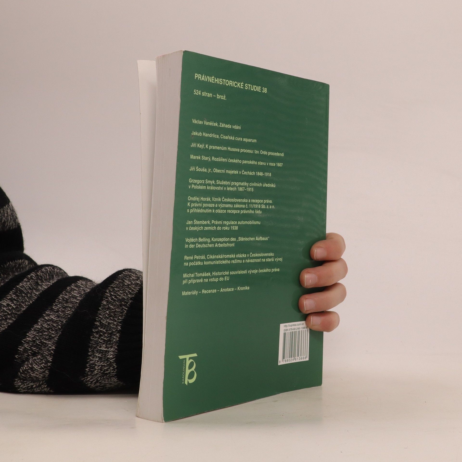 Various authors Právněhistorické studie 39