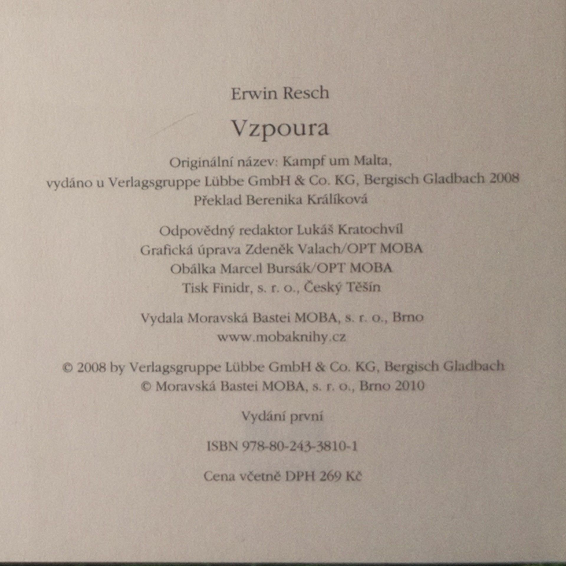 Erwin Resch Vzpoura