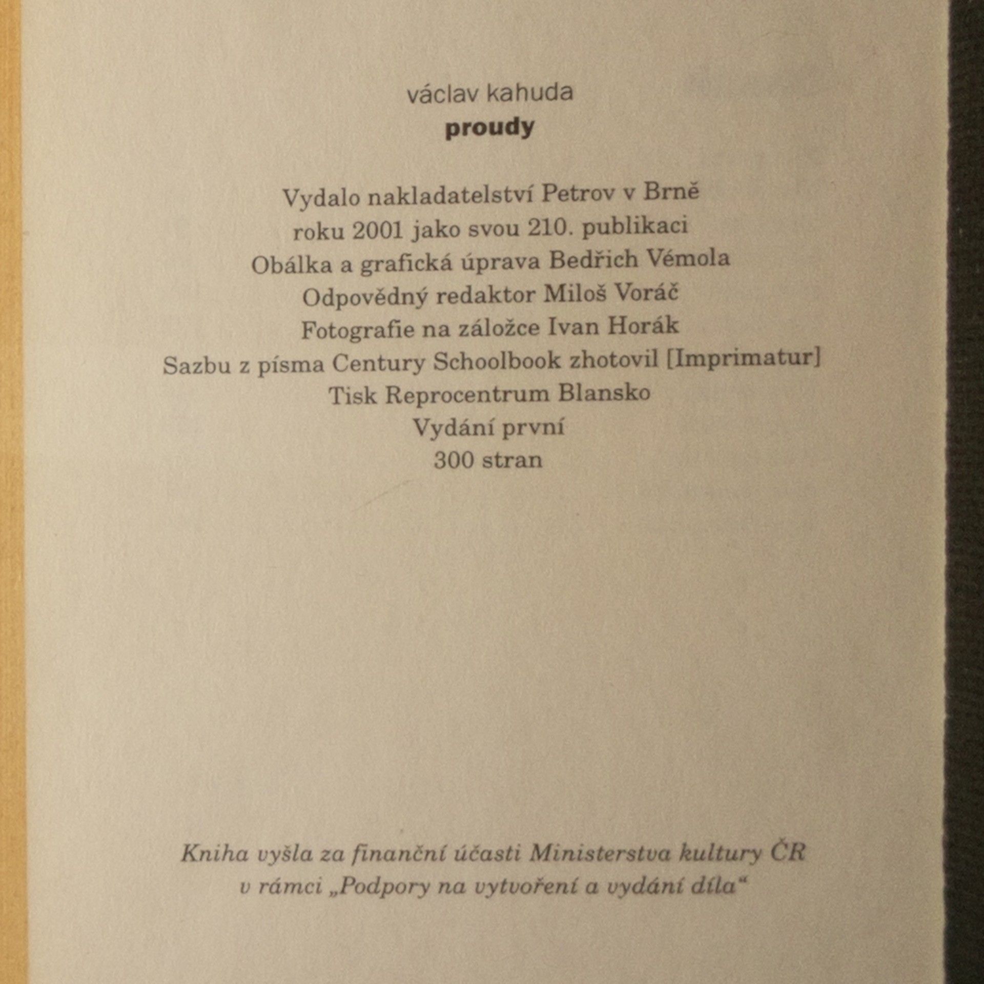 Václav Kahuda Proudy (12 nocí)