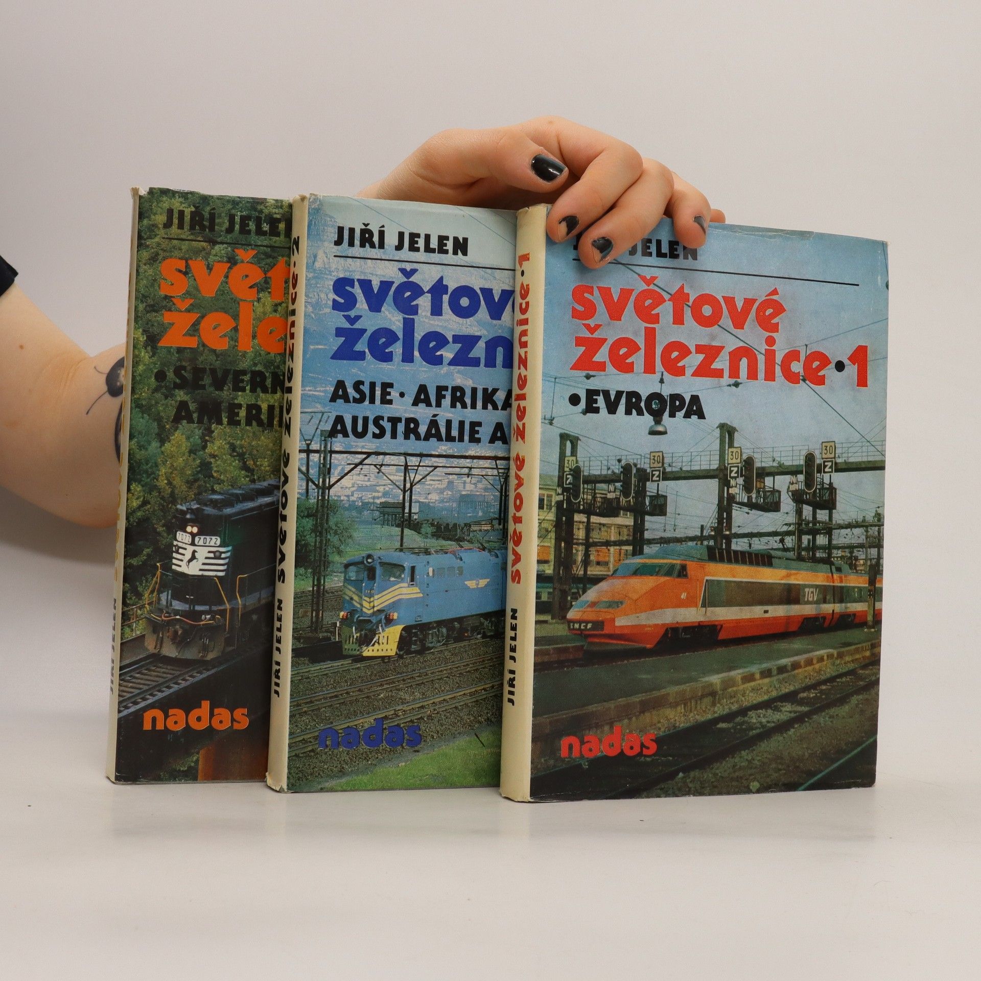 Jiří Jelen Světové železnice. 1.-3. díl