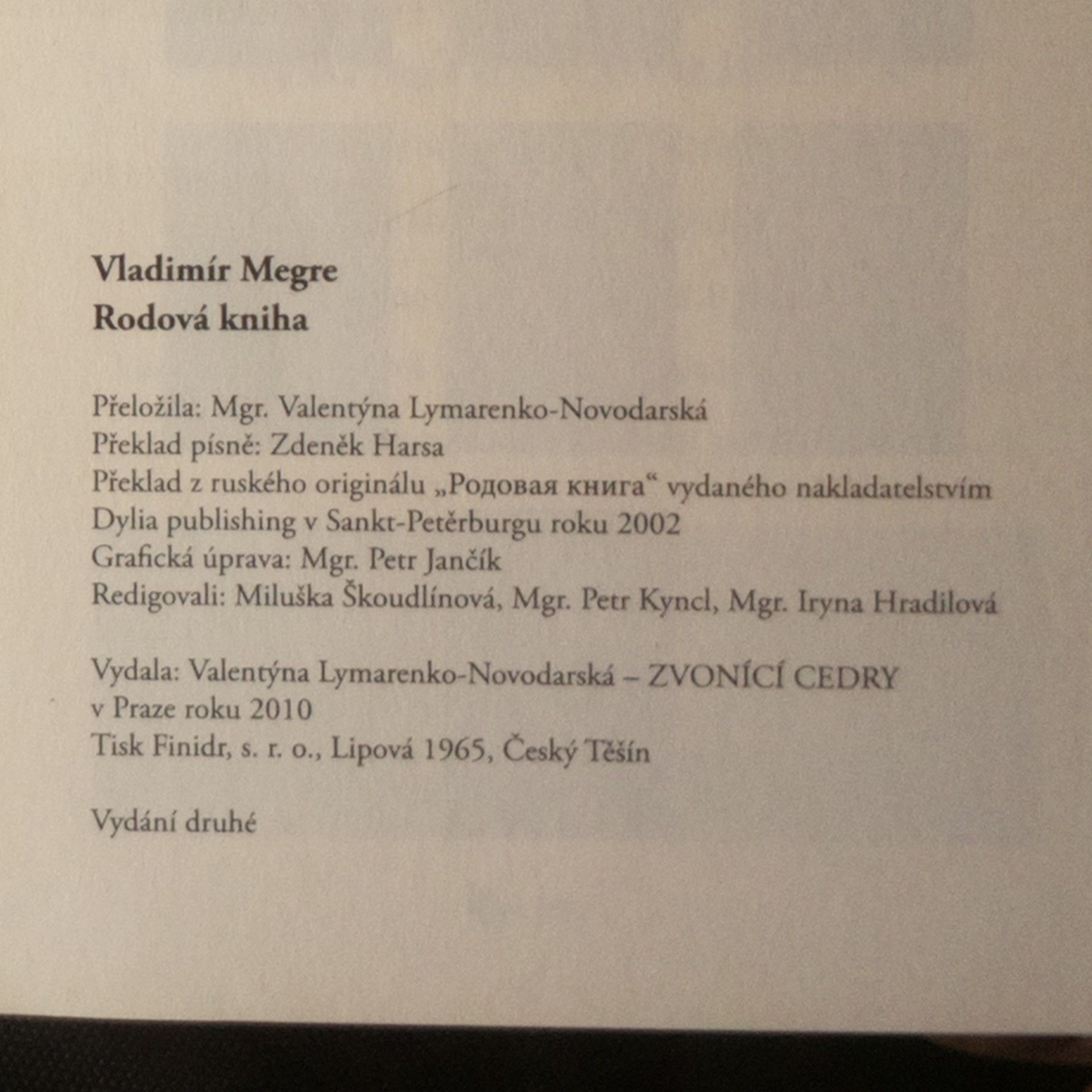 Vladimír Megre Rodová kniha