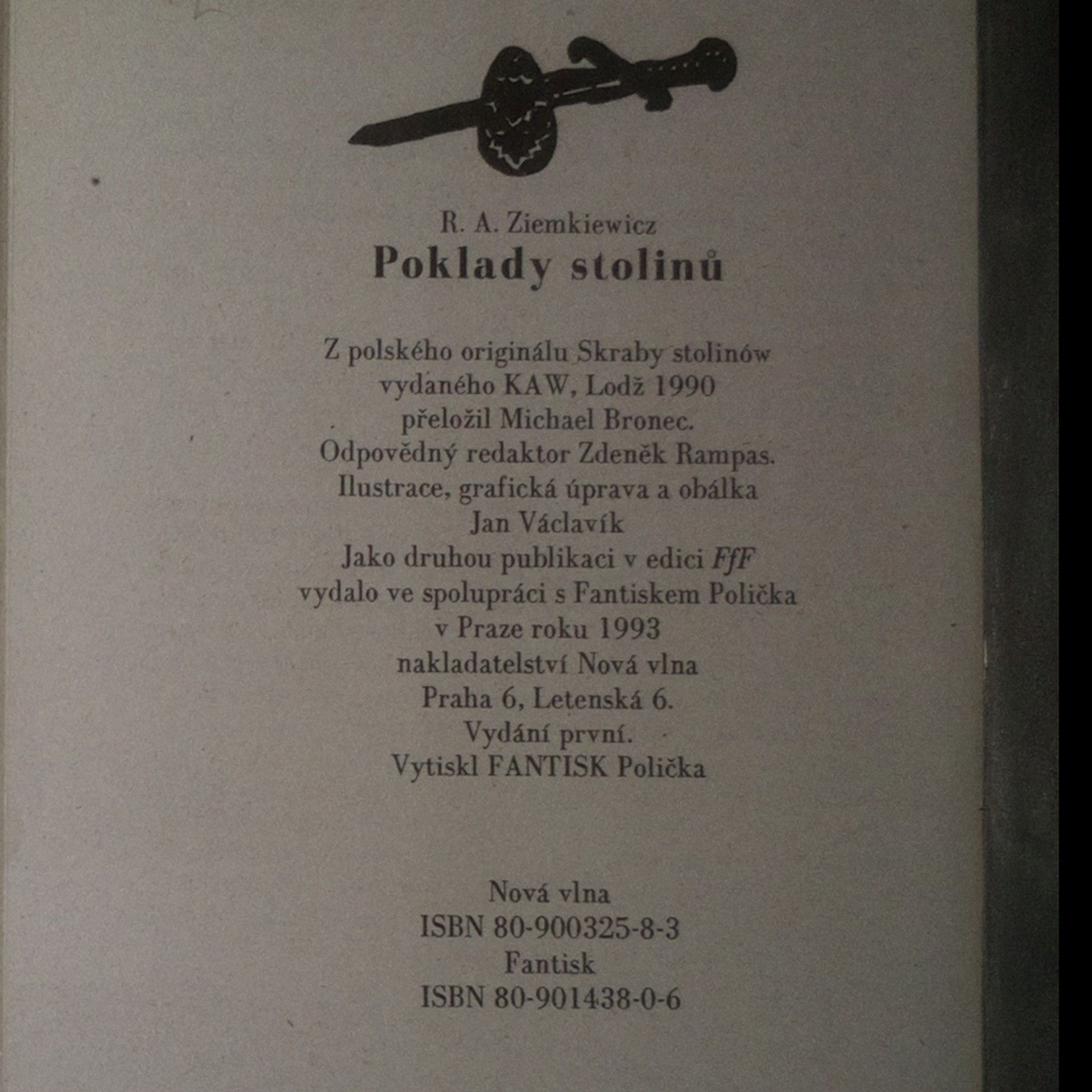 Rafał Aleksander Ziemkiewicz Poklady stolinů