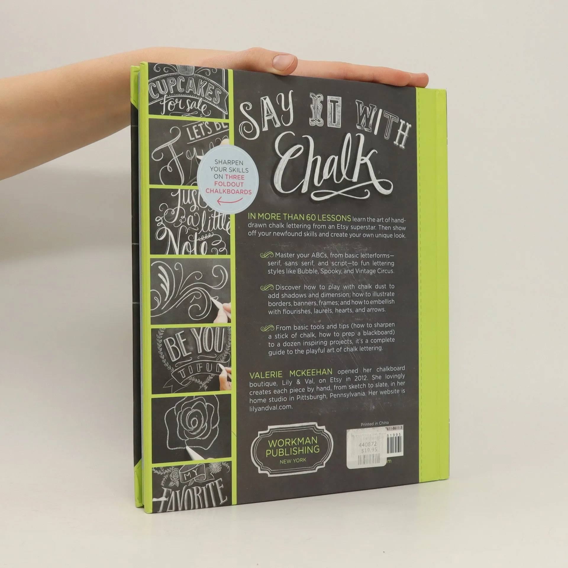 The Complete Book of Chalk Lettering by Valerie McKeehan