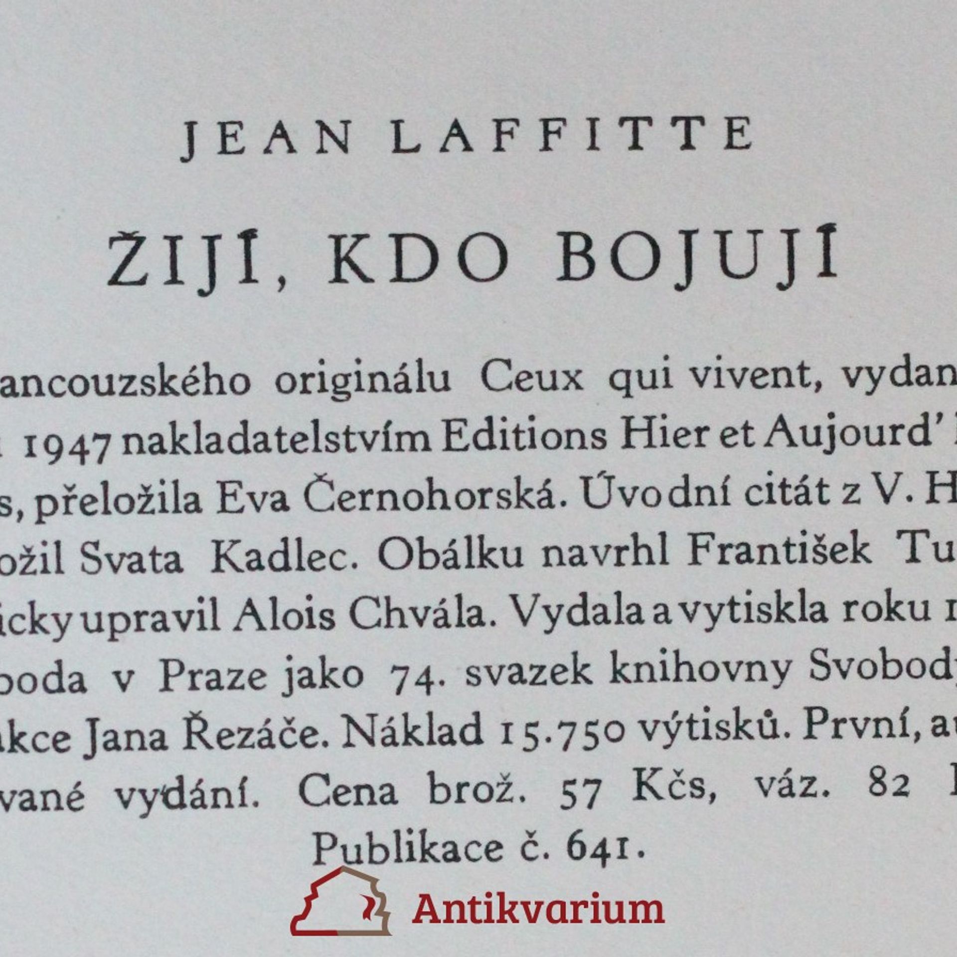 Jean Laffitte Žijí, kdo bojují