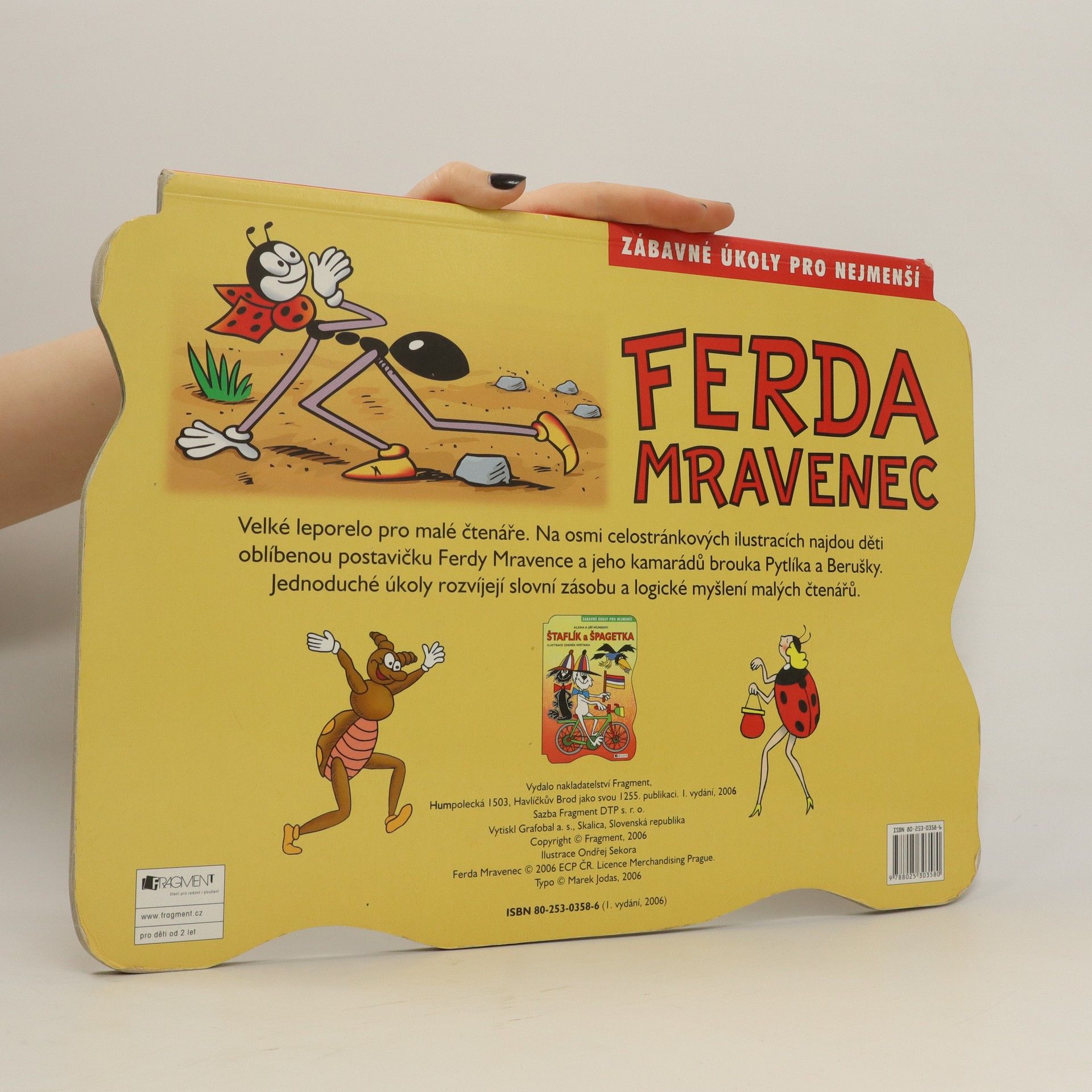 Ondřej Sekora Ferda Mravenec - Zábavné úkoly pro nejmenší