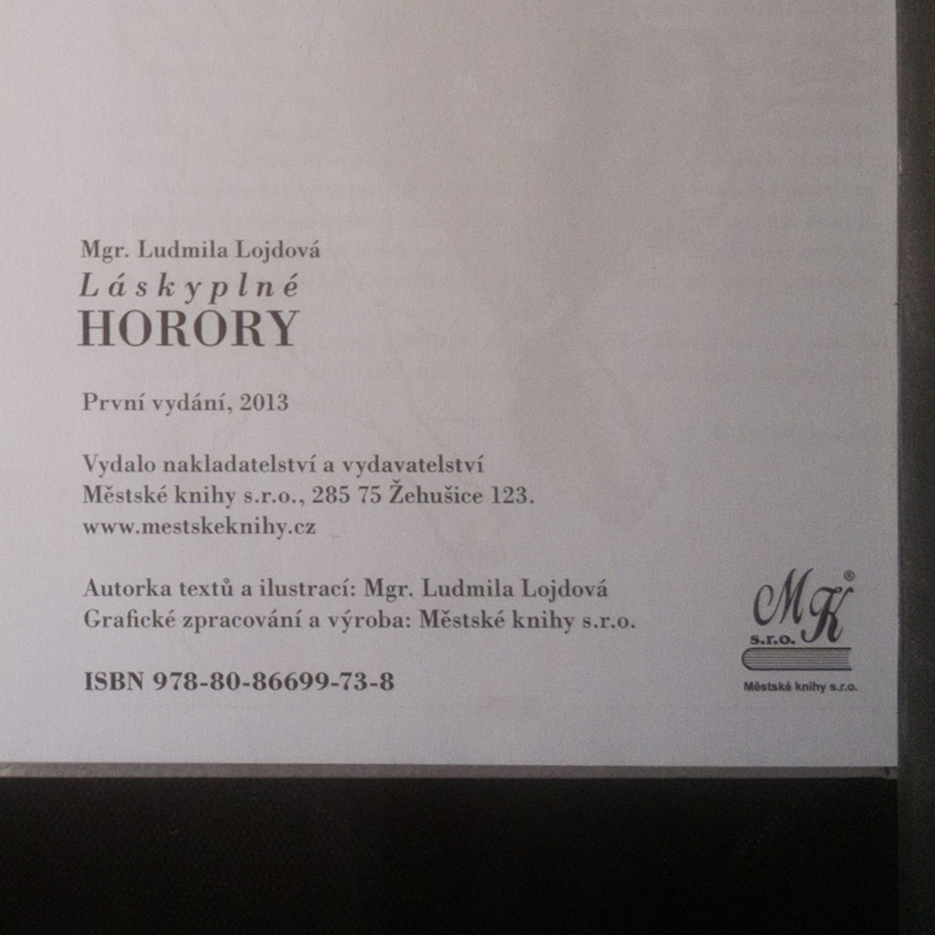 Ludmila Lojdová Láskyplné horory
