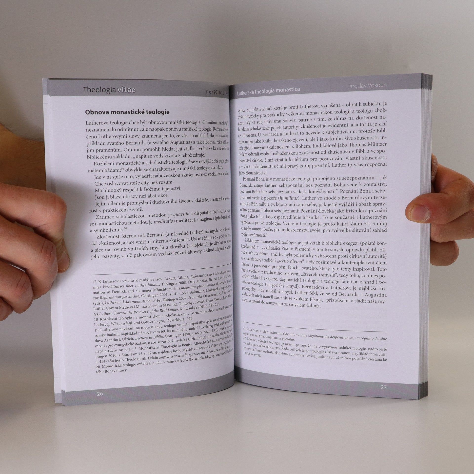 Autorenkollektiv Theologia vitae. Ročník 6 (2016). Číslo 1-2