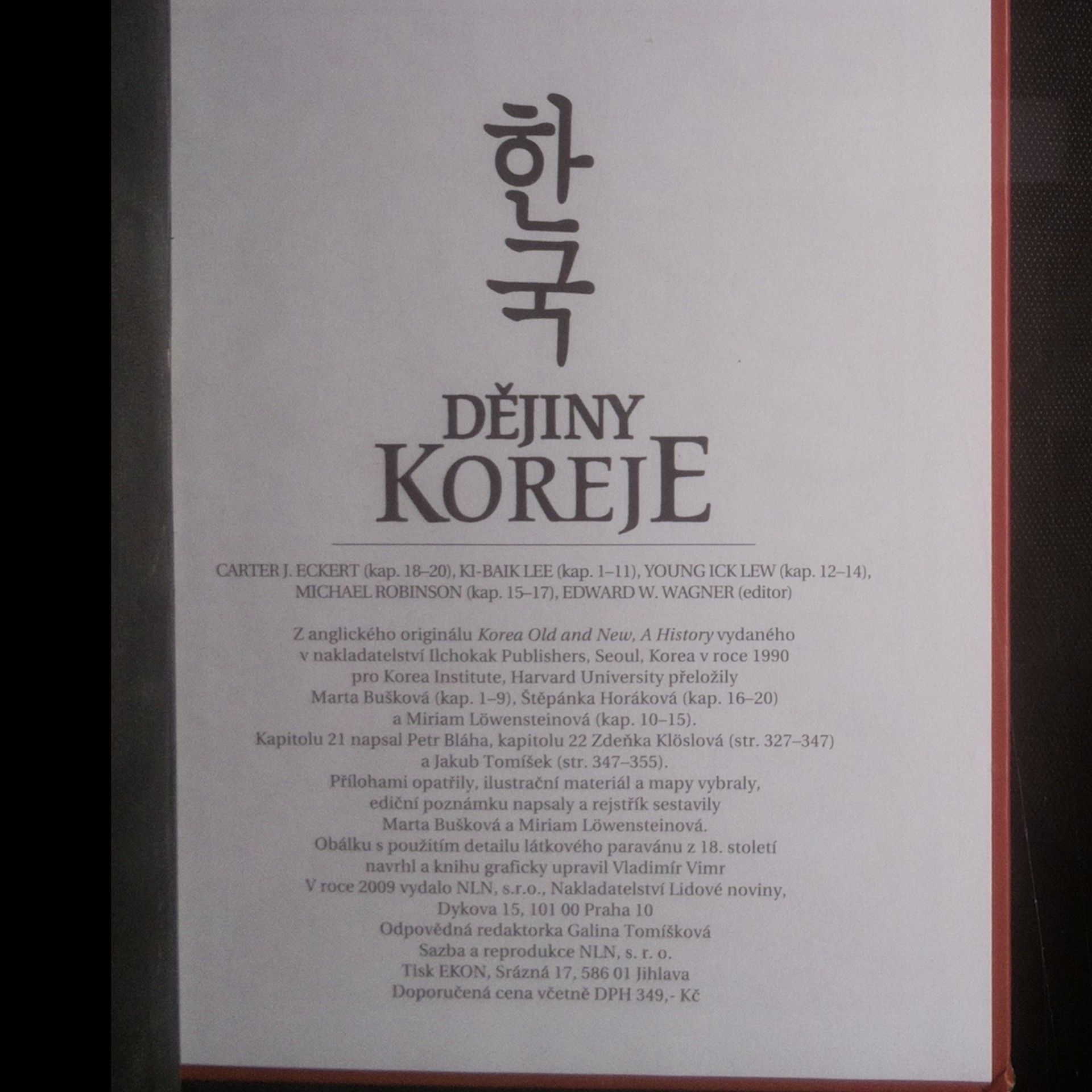 Carter J. Eckert Dějiny Koreje