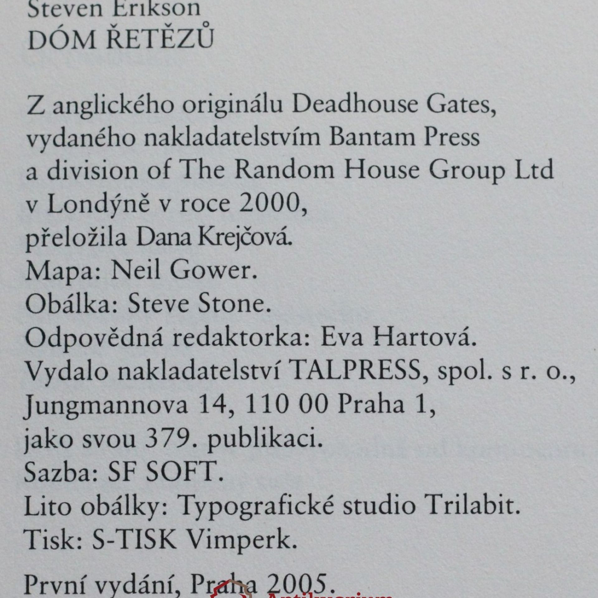 Steven Erikson Dóm řetězů