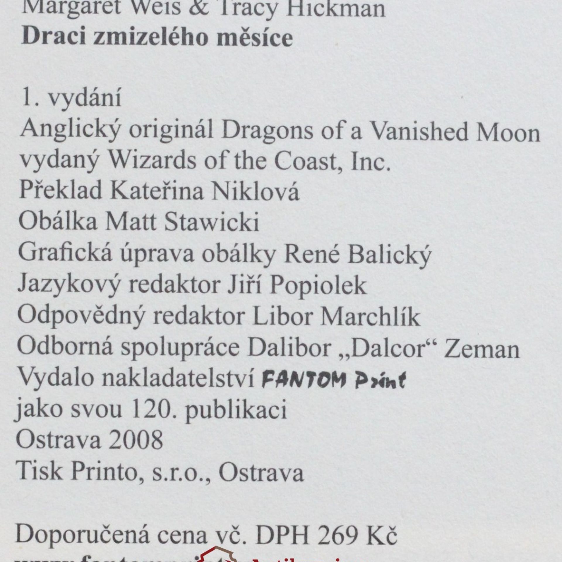 Margaret Weis Válka duší. 3, Draci zmizelého měsíce