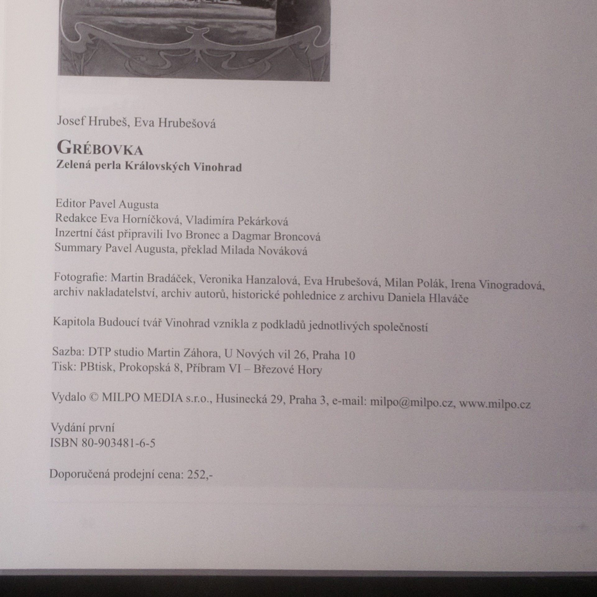 Josef Hrubeš Grébovka: Zelená perla Královských Vinohrad