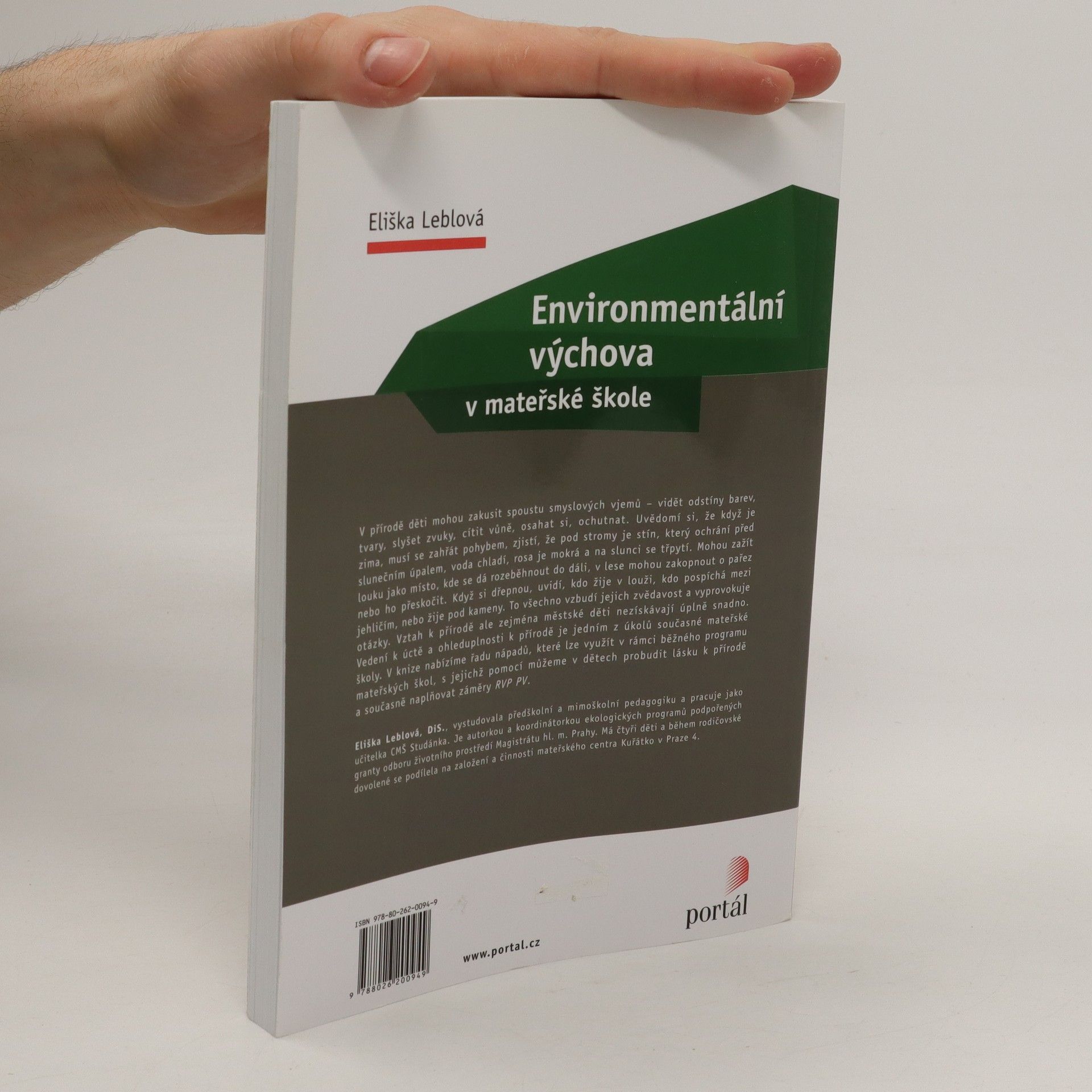Eliška Leblová Environmentální výchova v mateřské škole