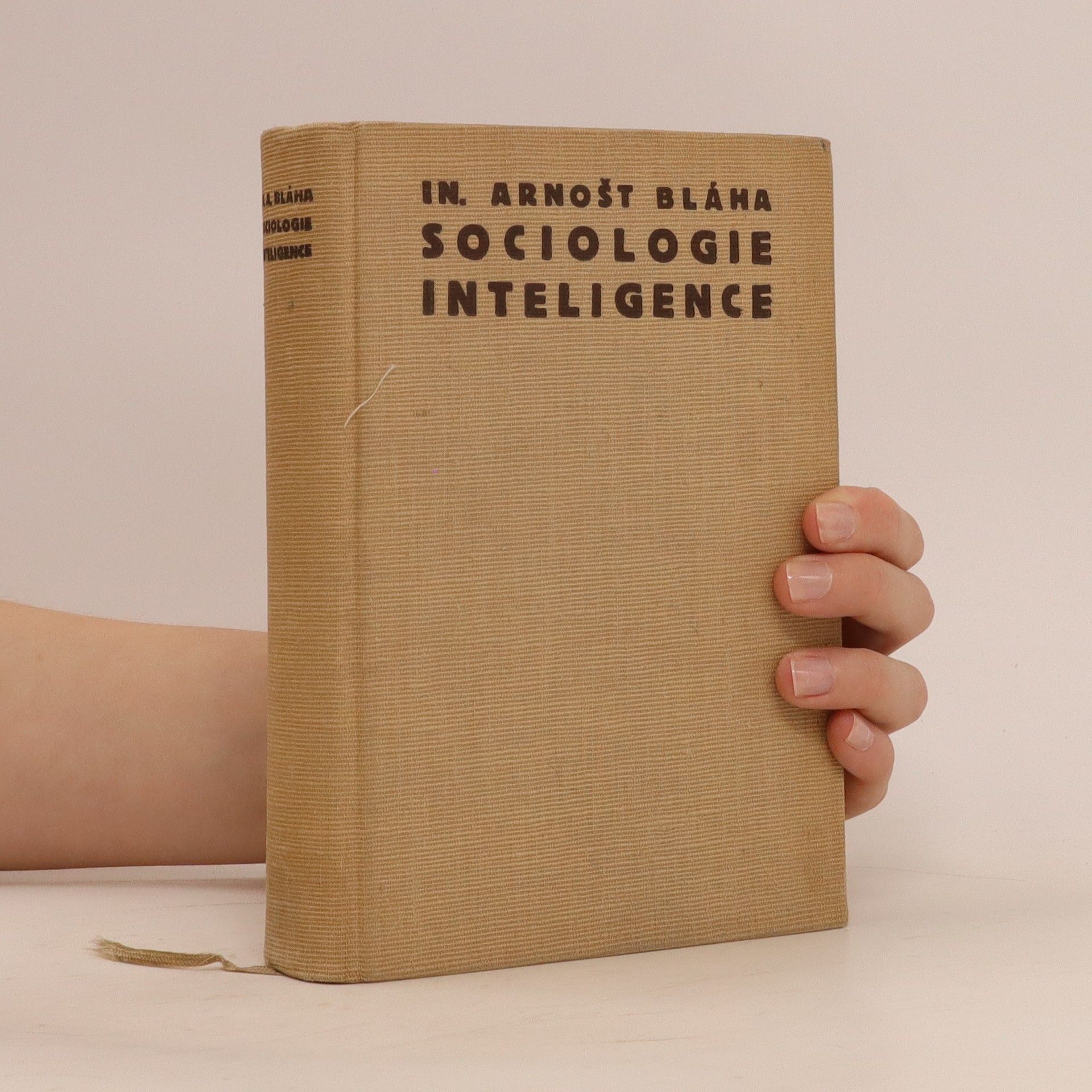 Arnošt Inocenc Bláha Sociologie inteligence