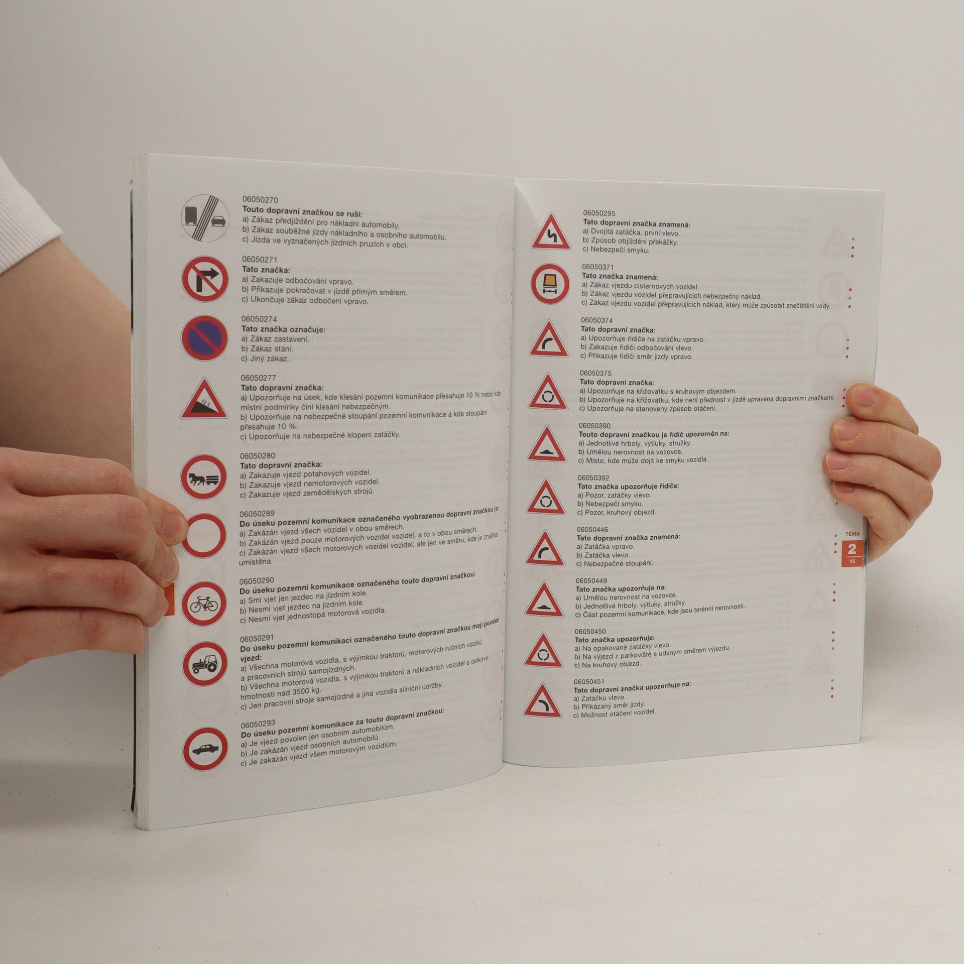 Collectif d'auteurs Seznam testových otázek v aktuálním upraveném znění k 1. 1. 2007