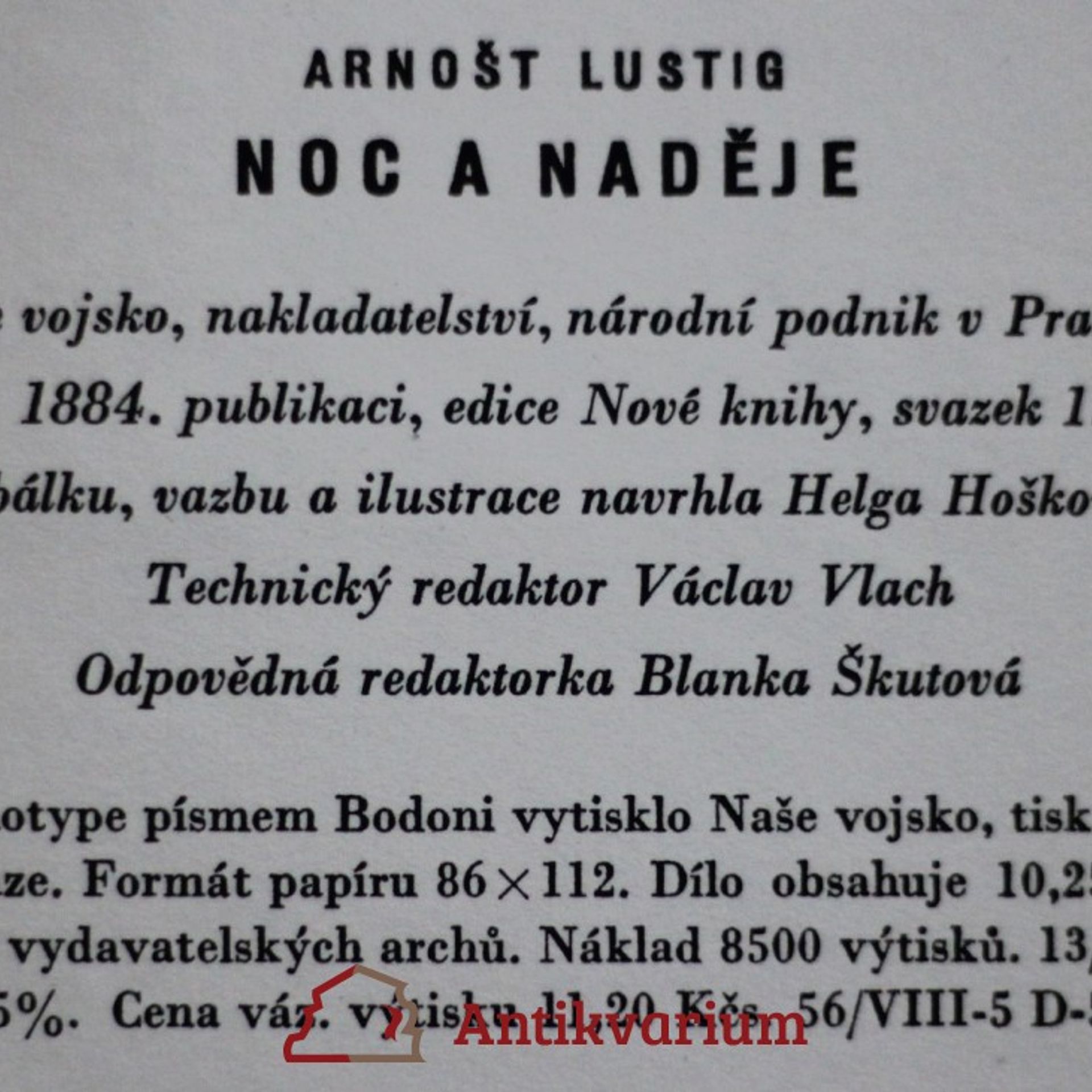 Arnošt Lustig Noc a naděje