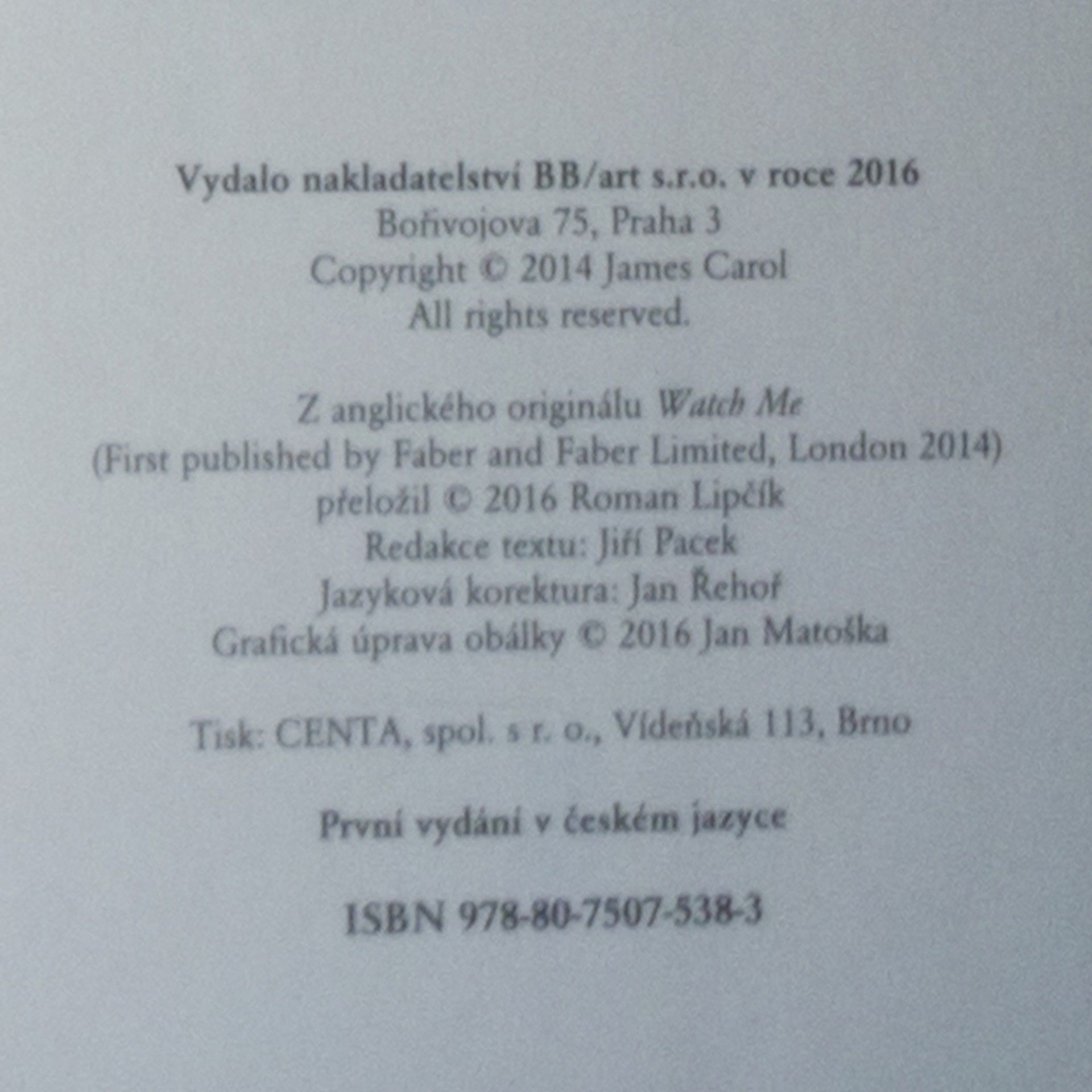James Carol Dobře se dívej