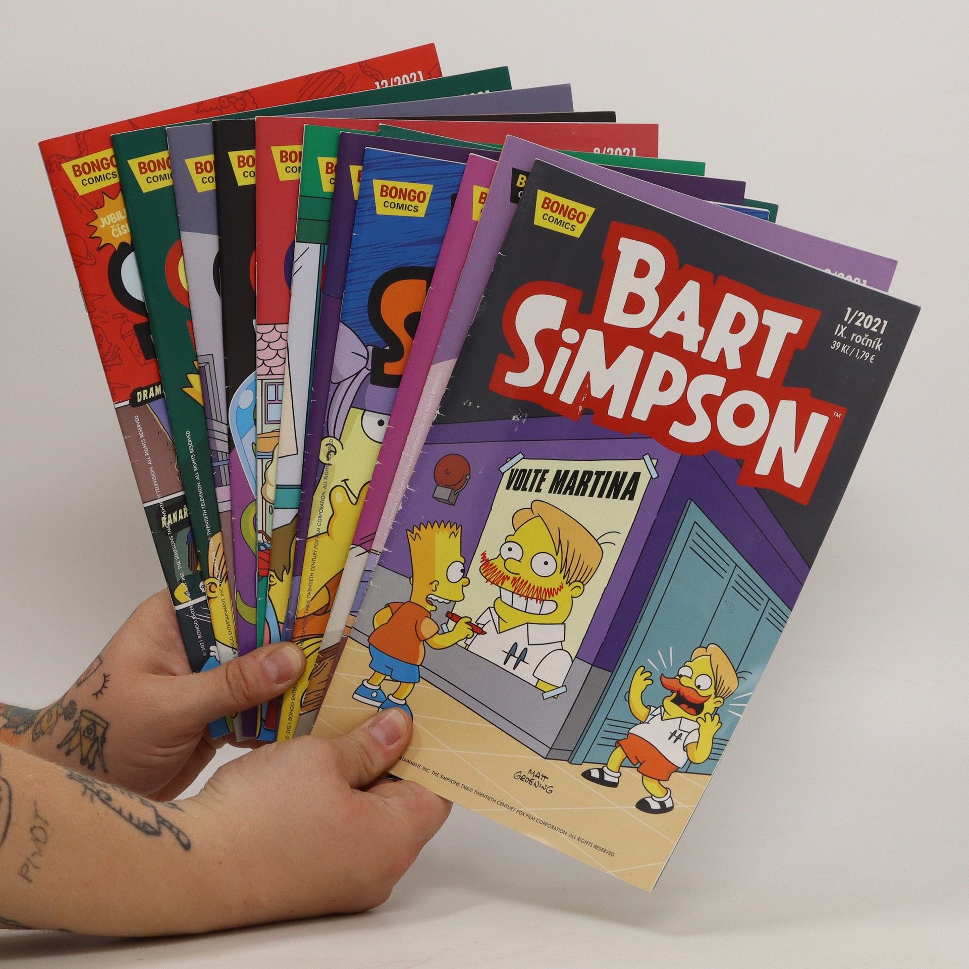 Autorenkollektiv Bart Simpson. IX. ročník. Čísla 1-12