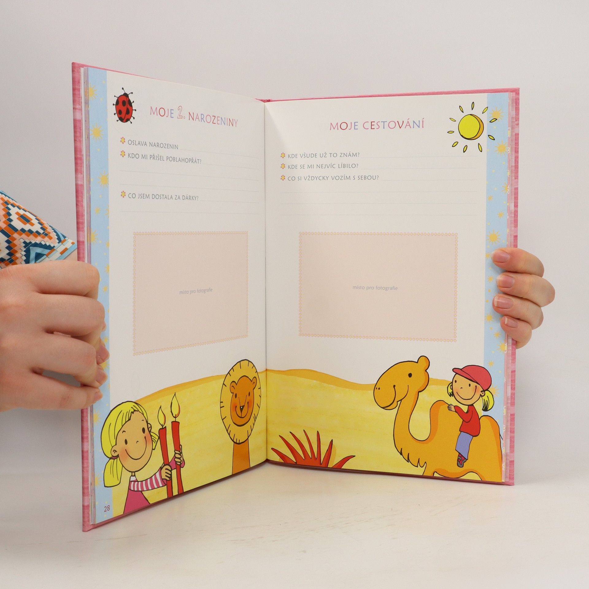 Petra Hauptová Deníček naší holčičky: dětské ilustrované album (od narození do 7 let)