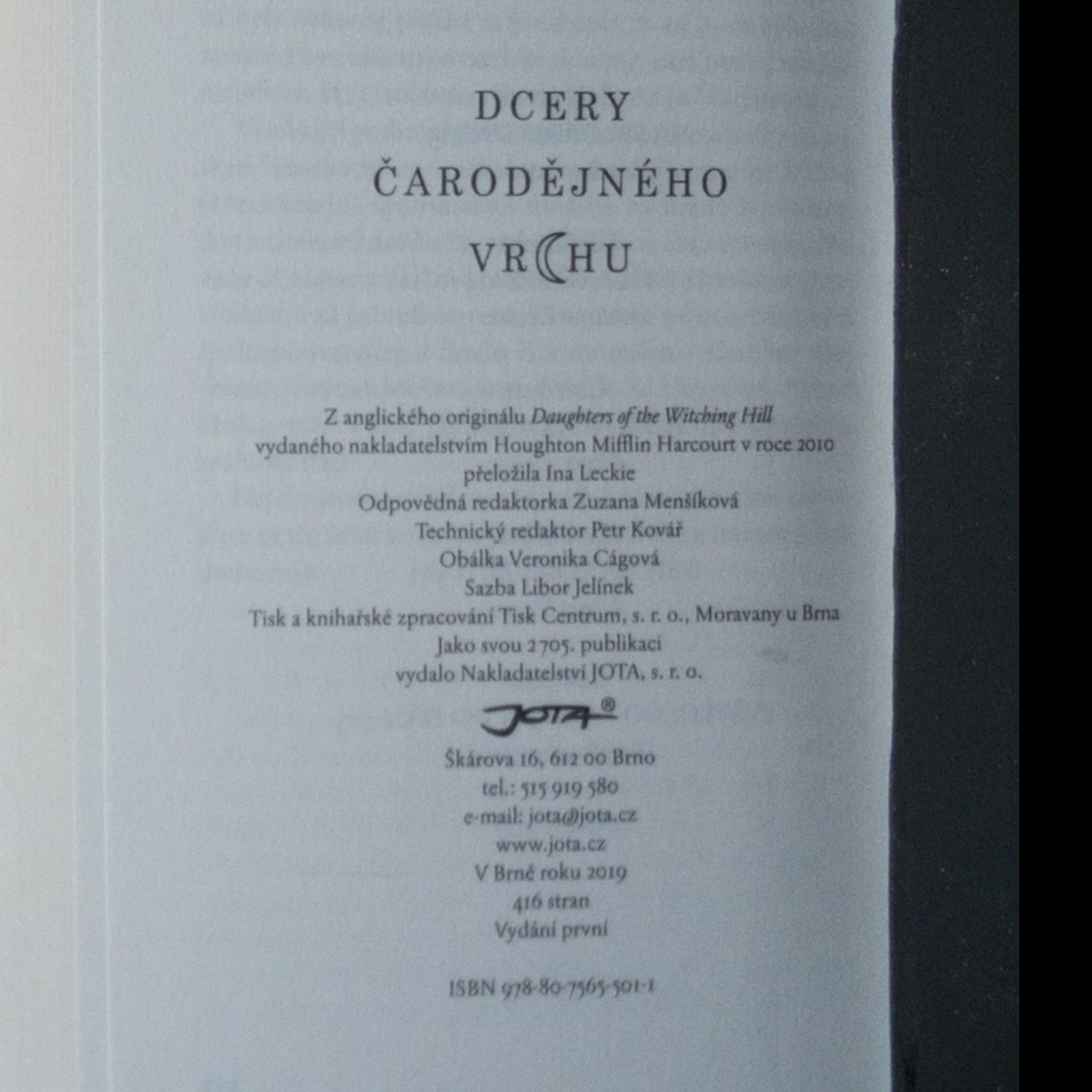 Mary Sharratt Dcery čarodějného vrchu