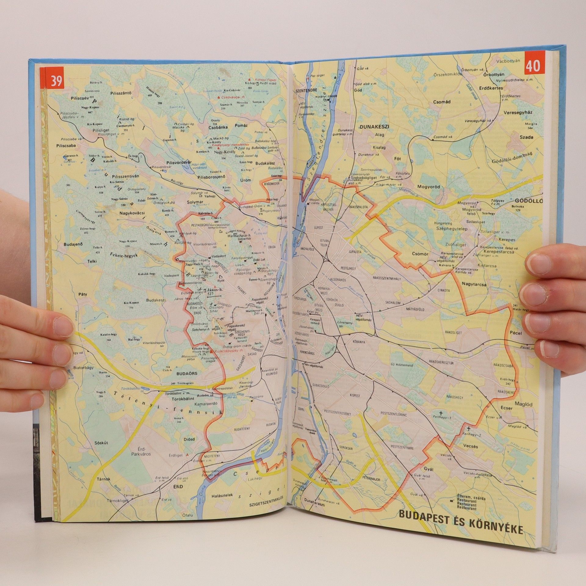 Kolektiv autorů Budapest : atlasz = atlas = atlas