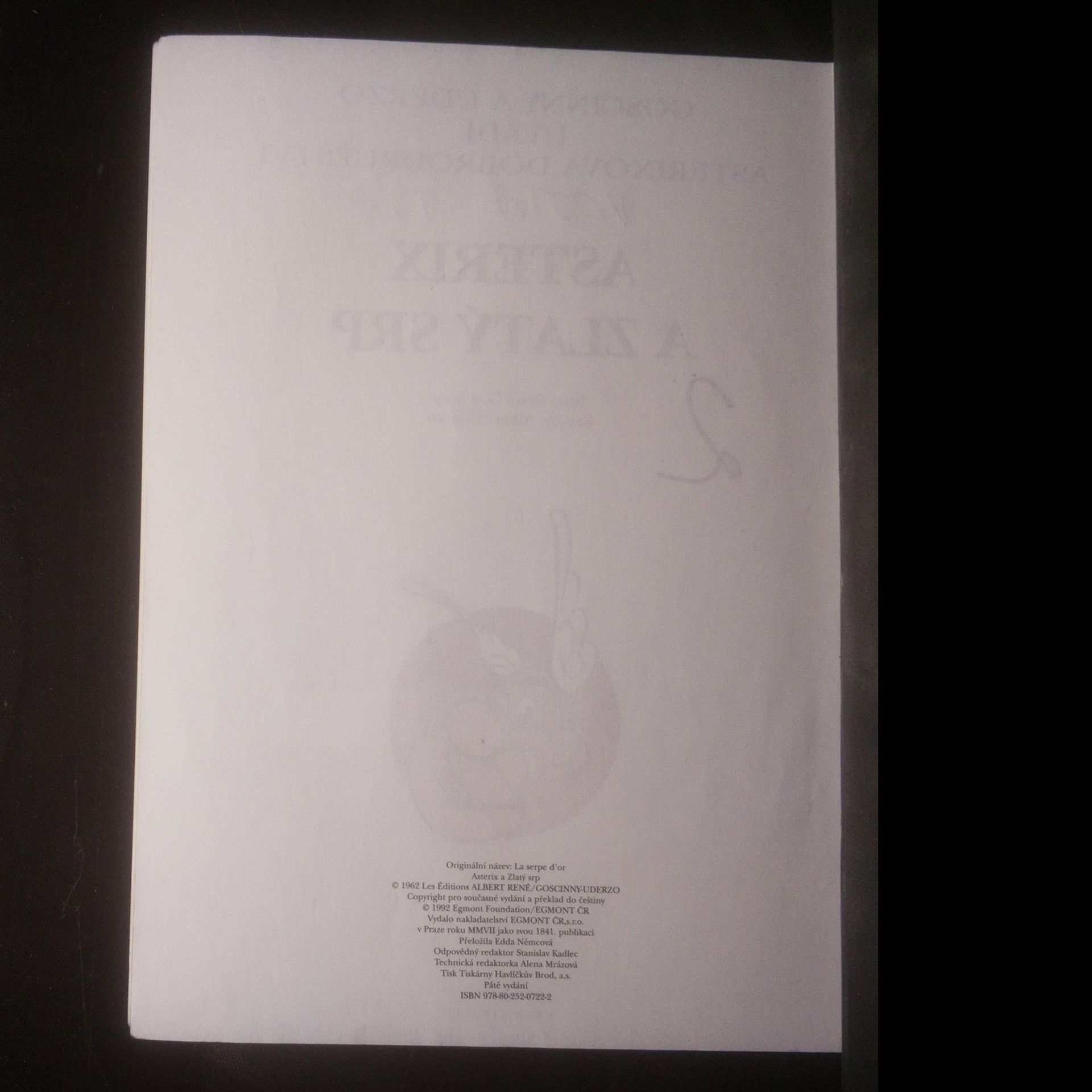 René Goscinny Asterix a zlatý srp