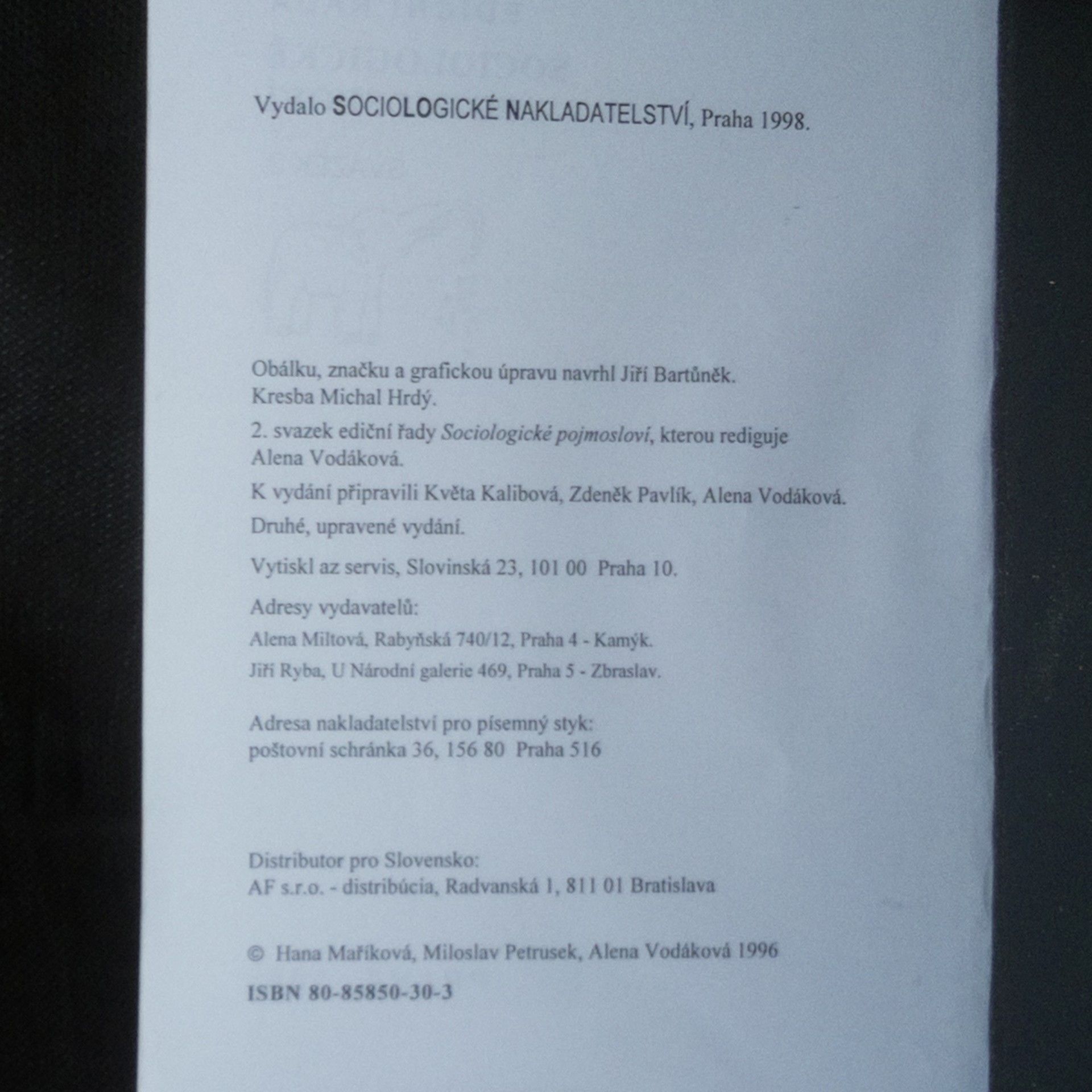 Květa Kalibová Demografie (nejen) pro demografy