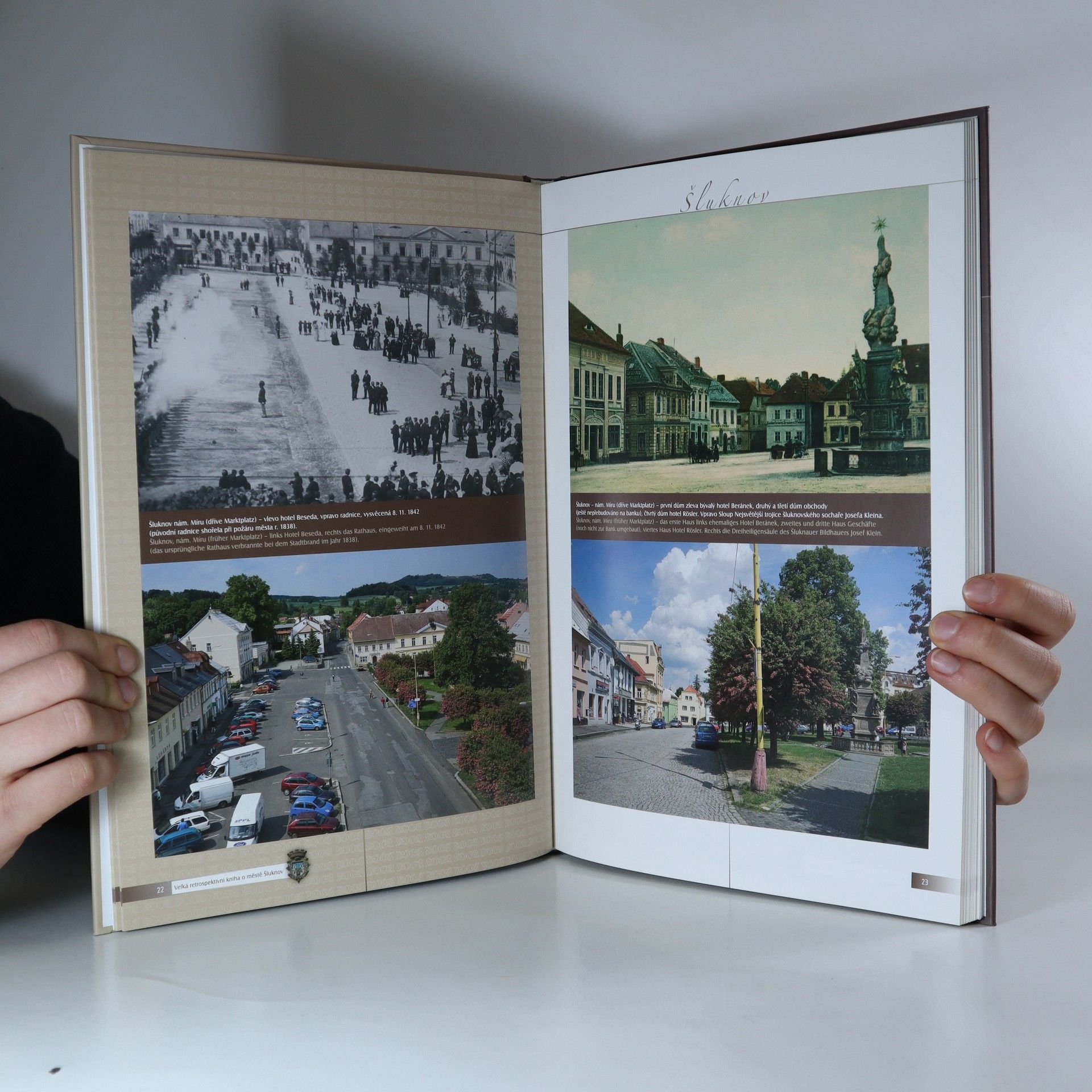 Autorenkollektiv Velká retrospektivní kniha o městě Šluknov