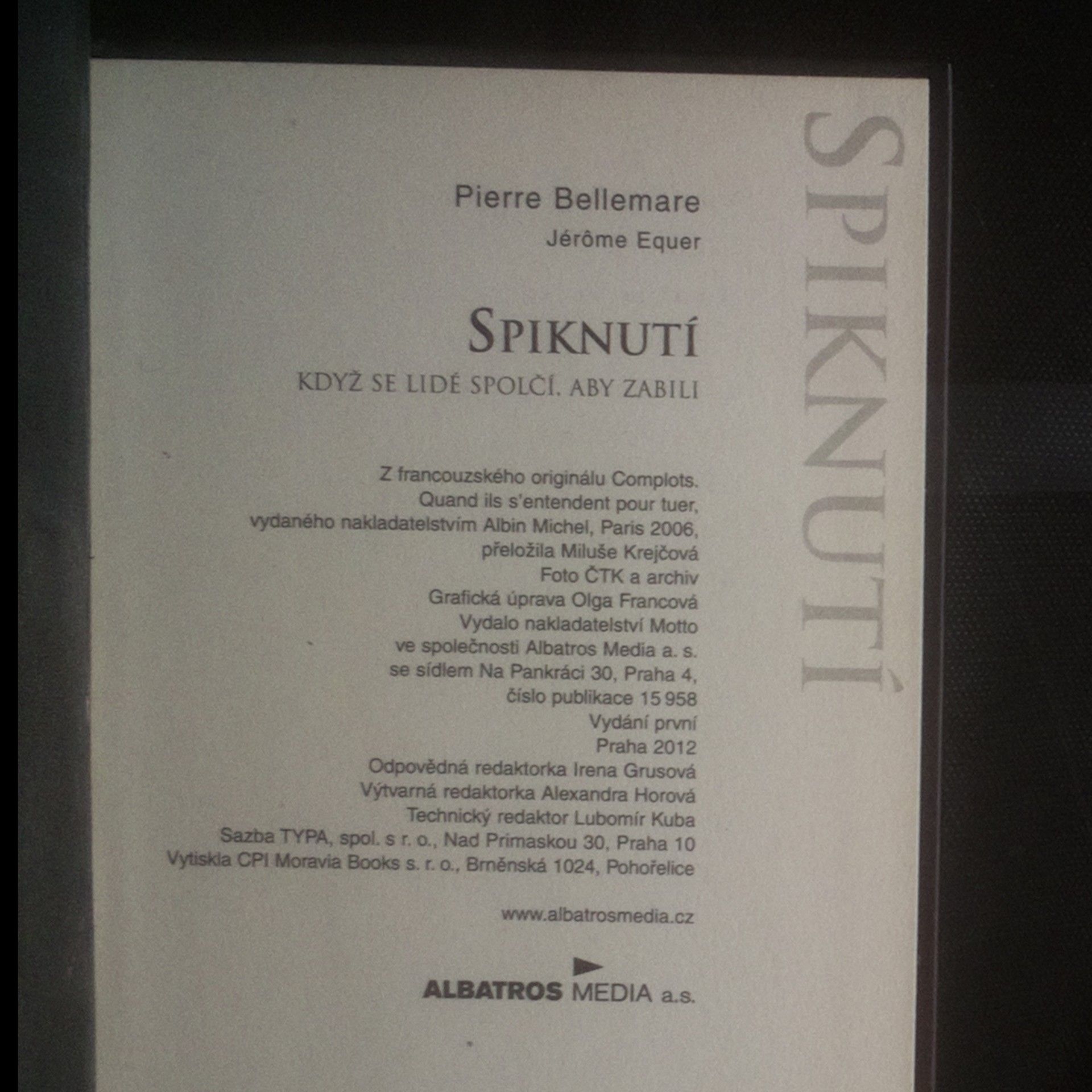 Pierre Bellemare Spiknutí