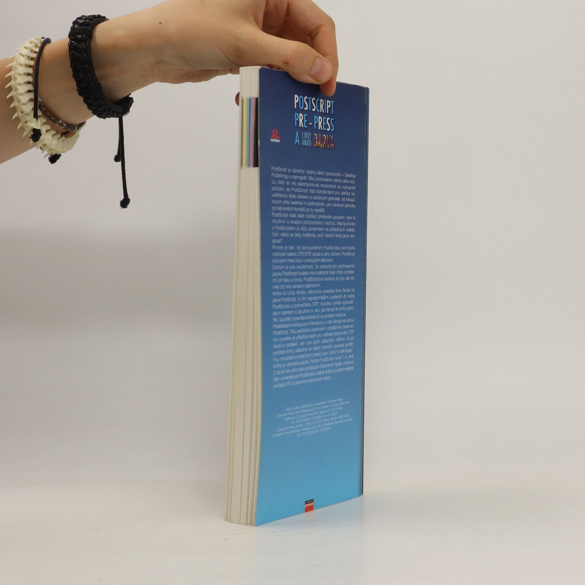 Lindy Amato PostScript, Pre-press a barva
