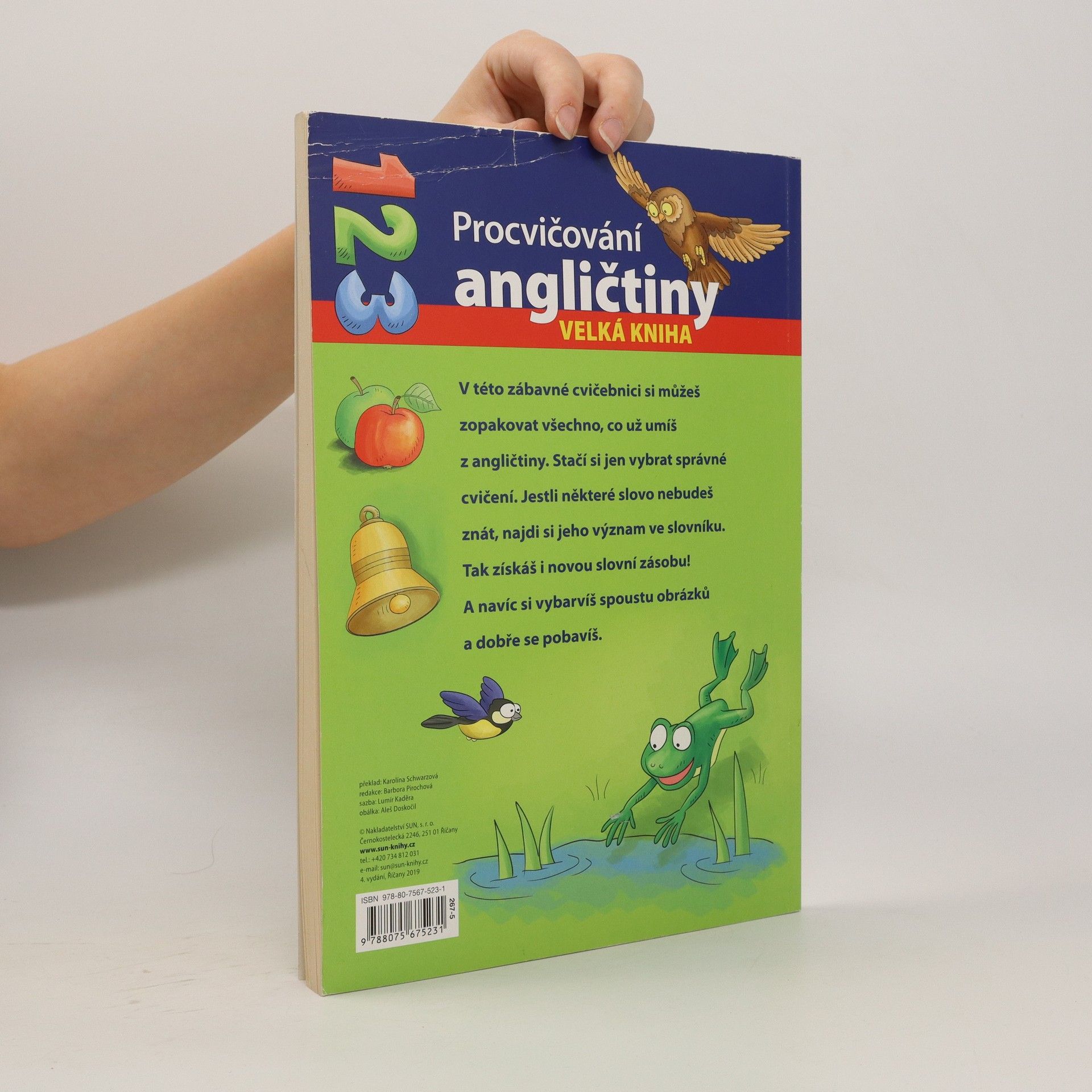 Karolína Schwarzová Procvičování angličtiny. Velká kniha. Pravopis, hláskování, čtení, psaní.