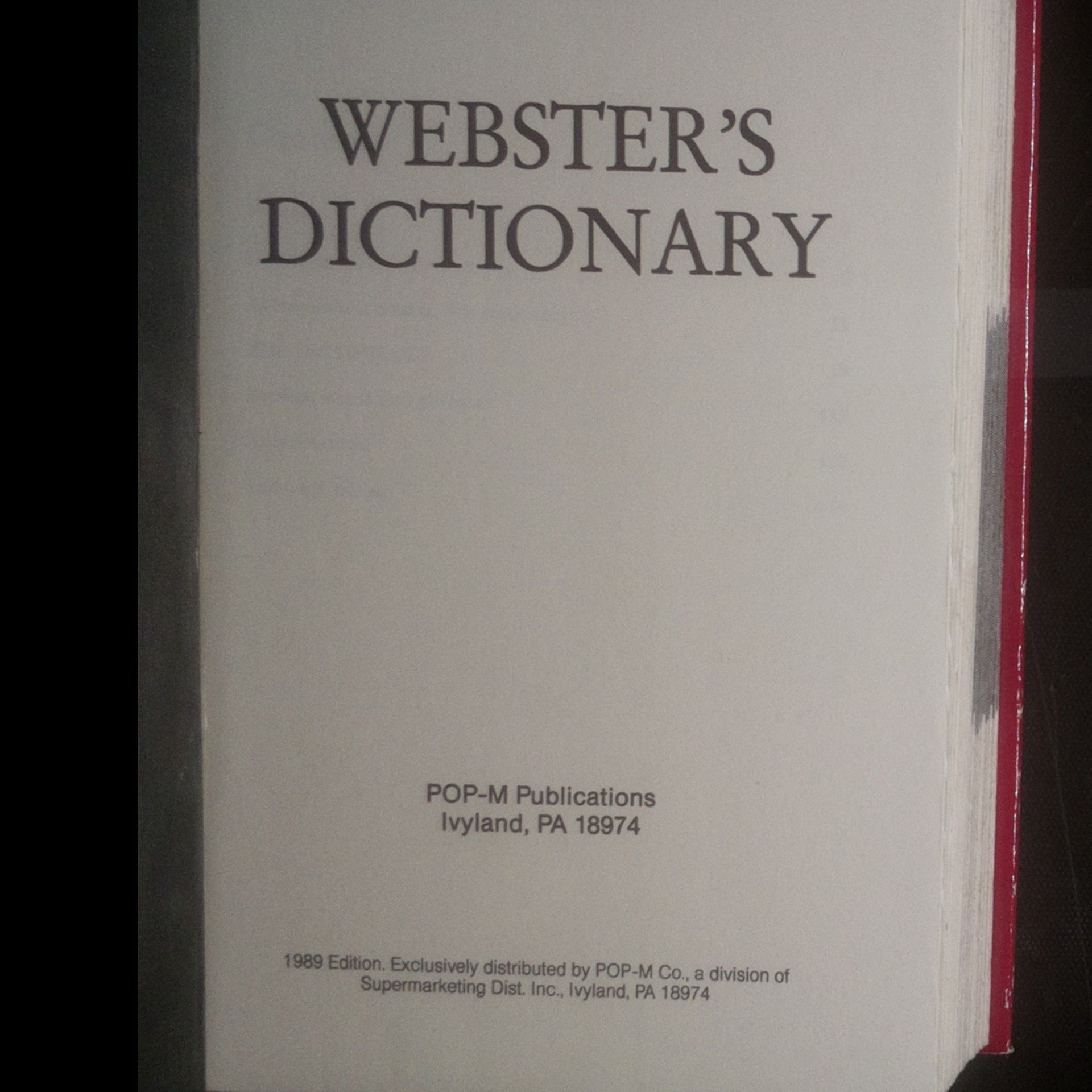 Autorenkollektiv Webster's Dictionary and Thesaurus