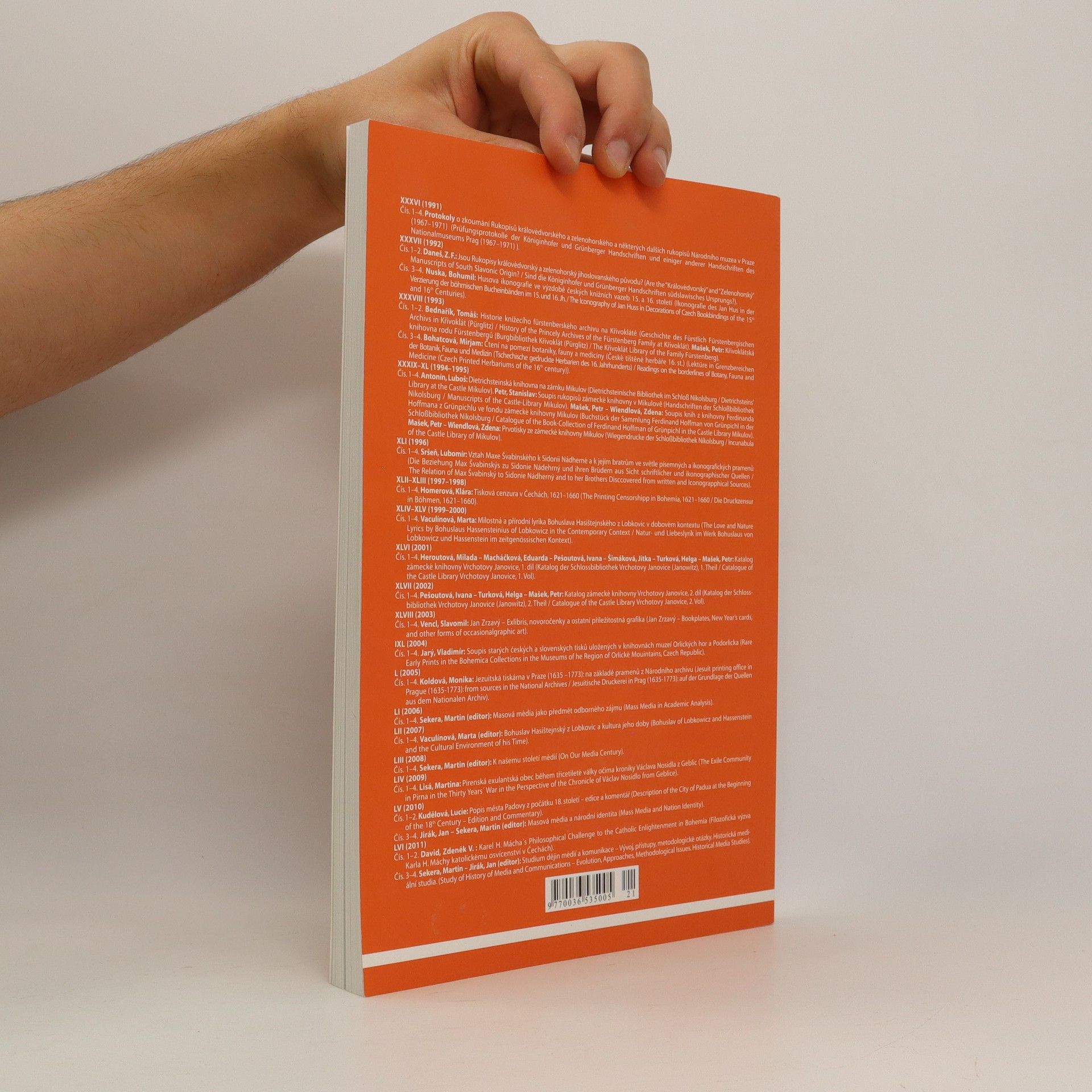 Various authors Sborník Národního muzea v Praze: řada C