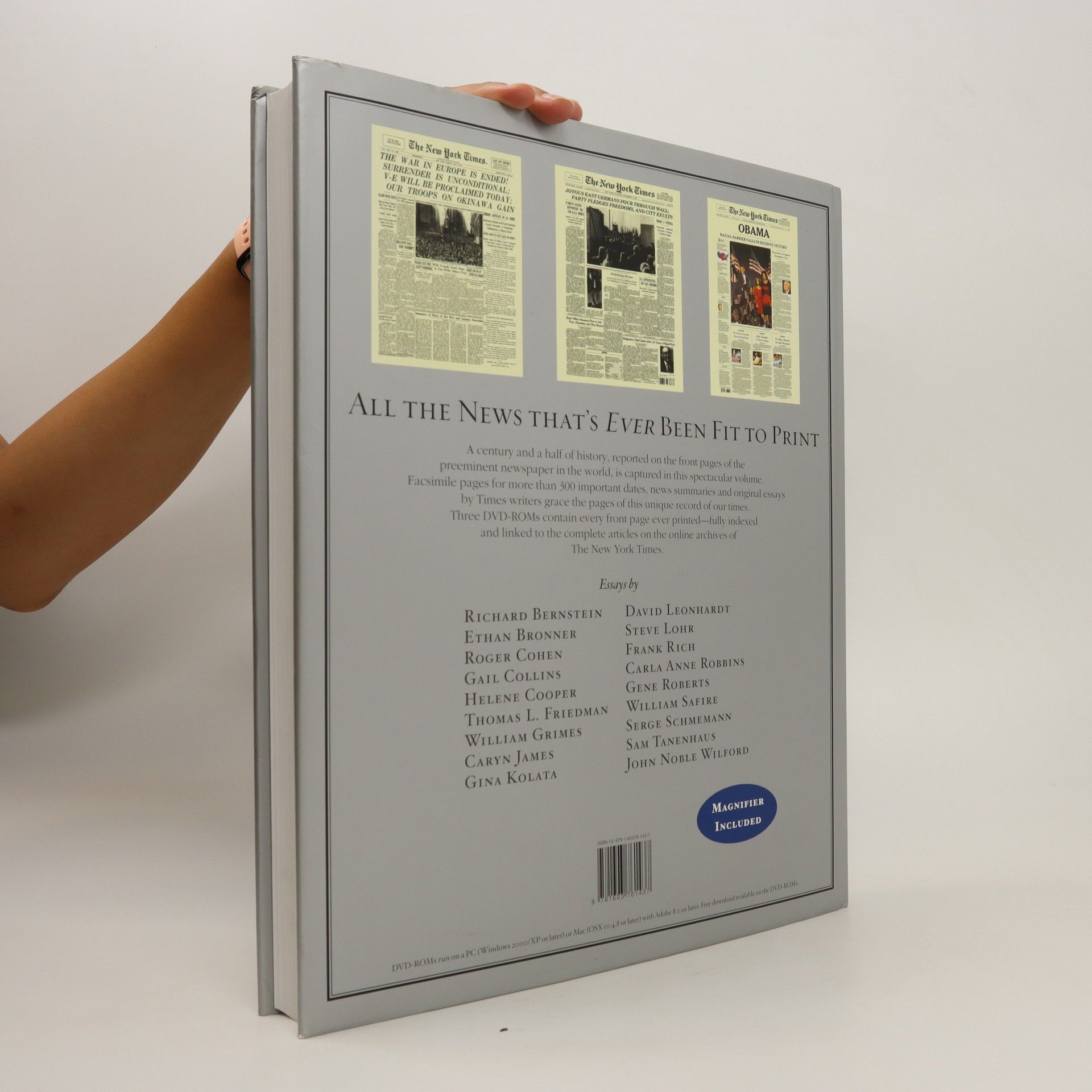 Richard B. Bernstein The New York Times: The complete front pages 1851-2009
