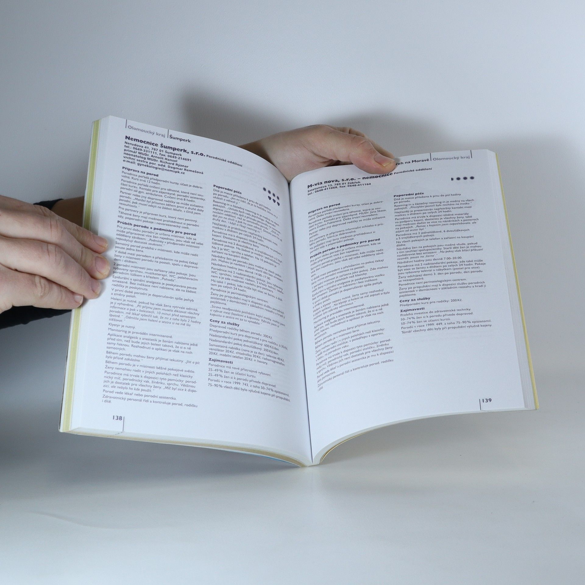 Collectif d'auteurs Průvodce porodnicemi České republiky