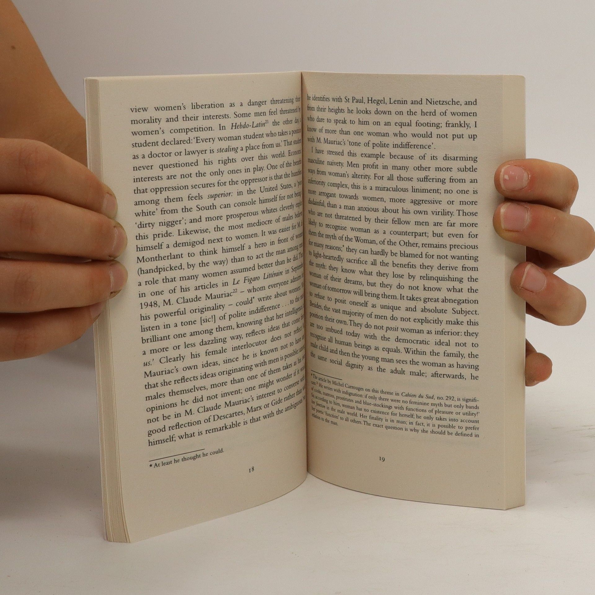 Simone Beauvoir Extracts from The Second sex