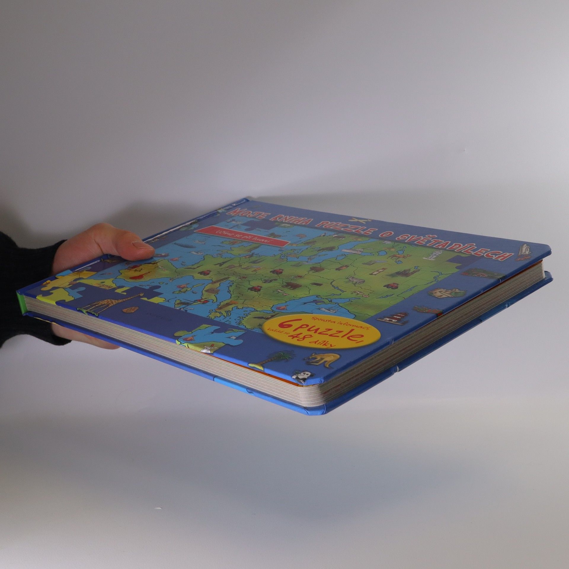 Friedemann Bedürftig Moje kniha puzzle o světadílech. Učíme se při hraní