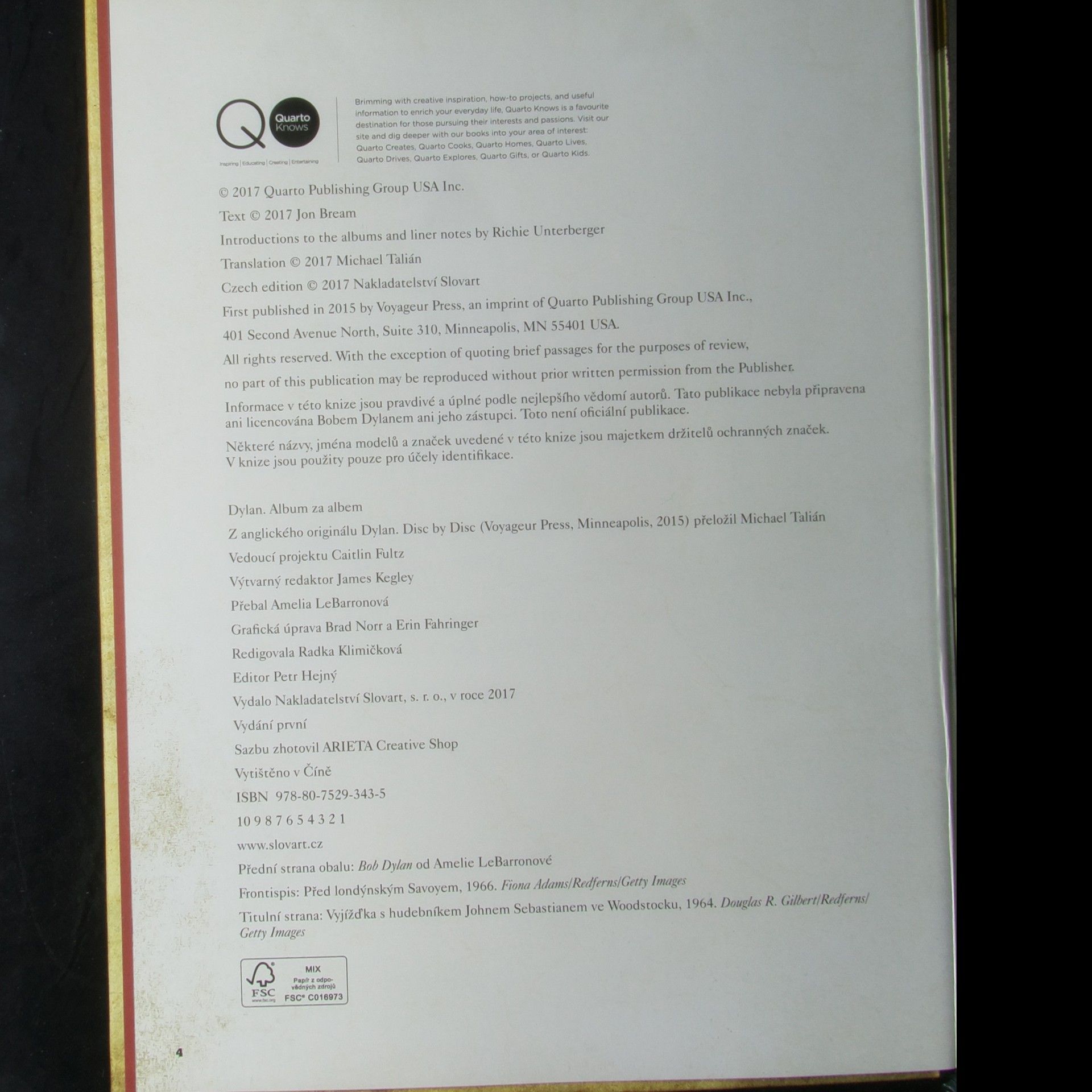 Jon Bream Dylan: Album za albem