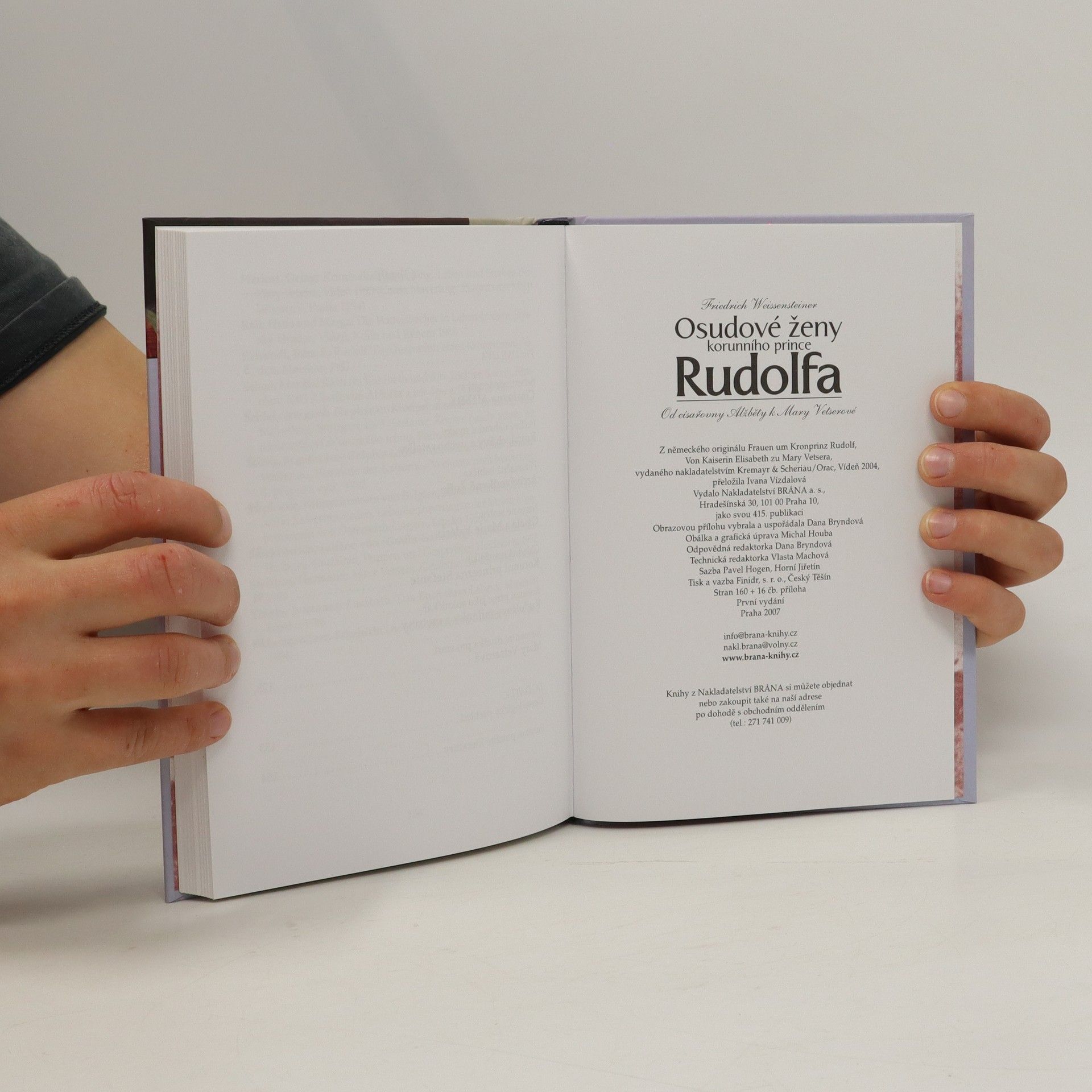 Friedrich Weissensteiner Osudové ženy korunního prince Rudolfa