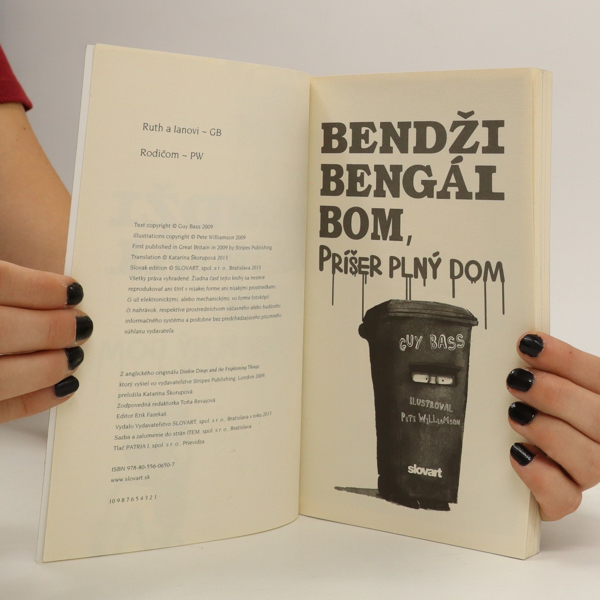 Guy Bass Bendži Bengál Bom, príšer plný dom