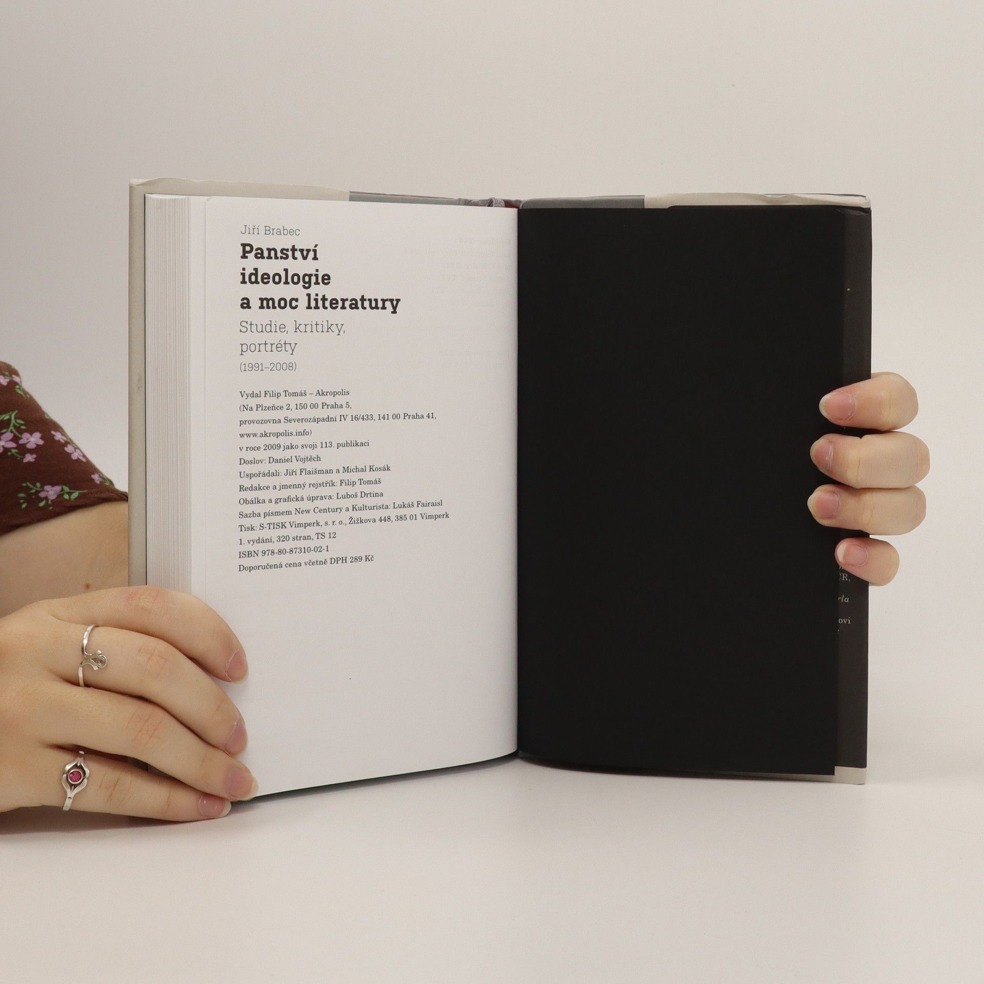 Jiří Brabec Panství ideologie a moc literatury - Studie, kritiky, portréty (1991–2008)